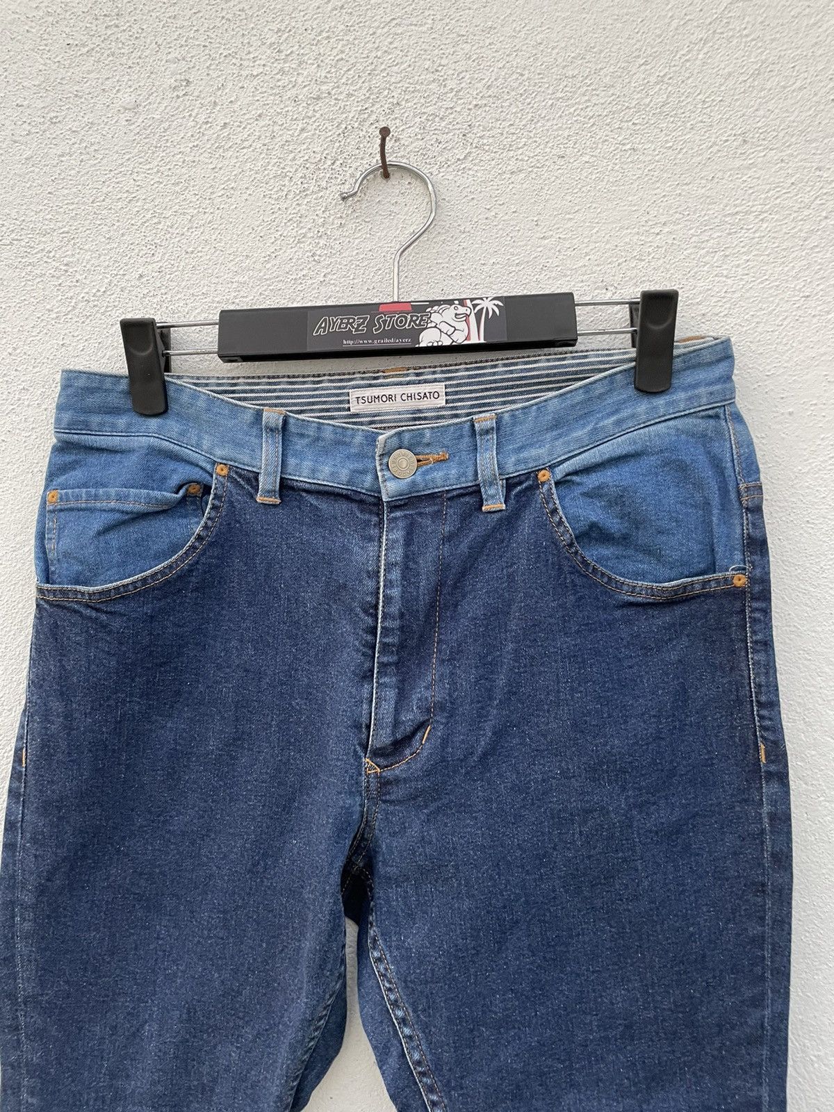Issey Miyake Tsumori Chisato Cropped Skinny Jeans Size US 29 - 3 Thumbnail