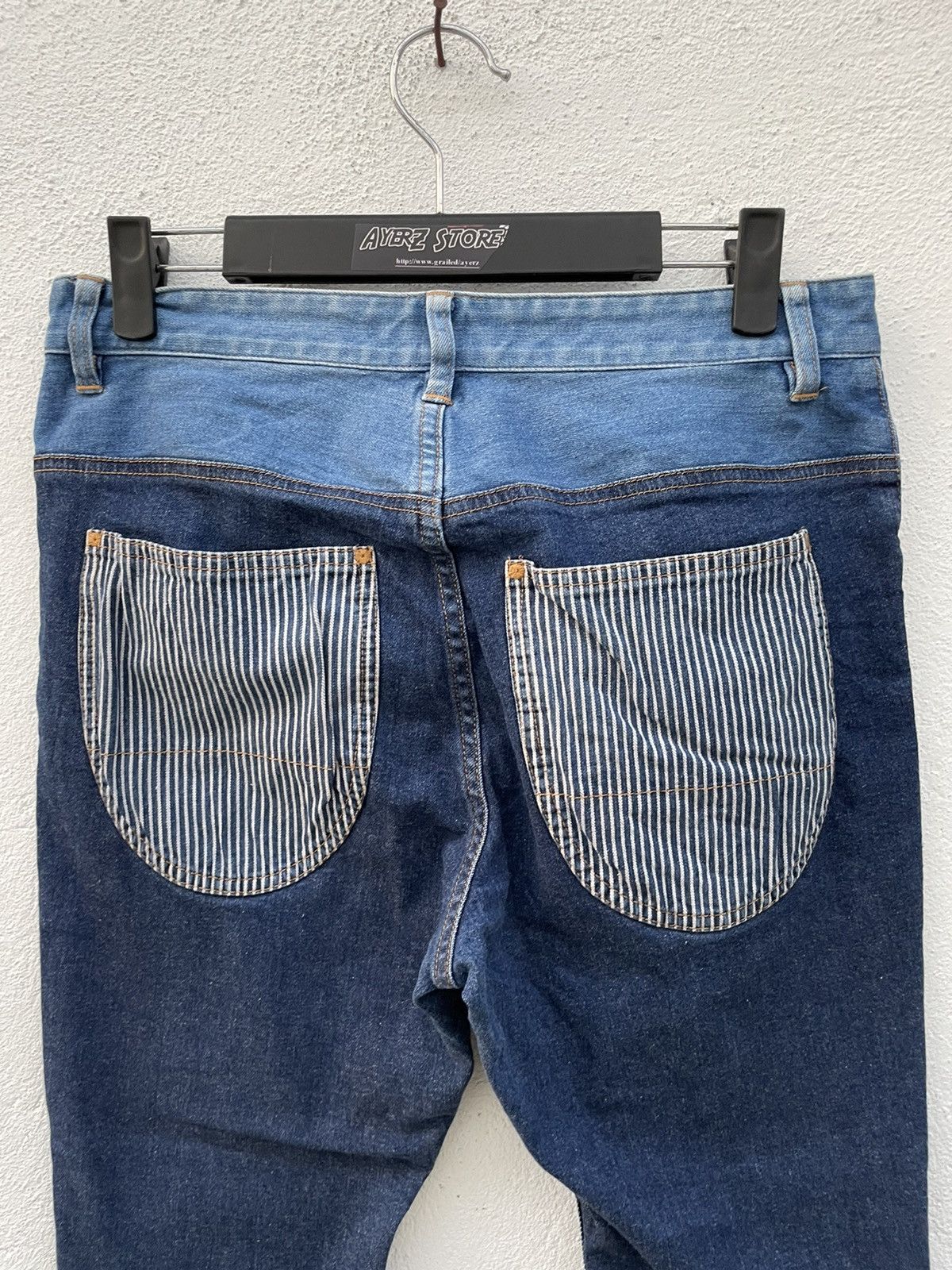 Issey Miyake Tsumori Chisato Cropped Skinny Jeans Size US 29 - 4 Thumbnail