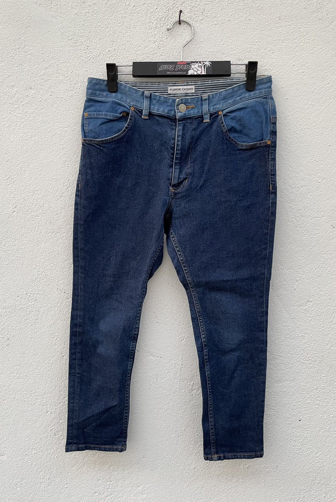 Issey Miyake Tsumori Chisato Cropped Skinny Jeans Size US 29 - 2 Thumbnail