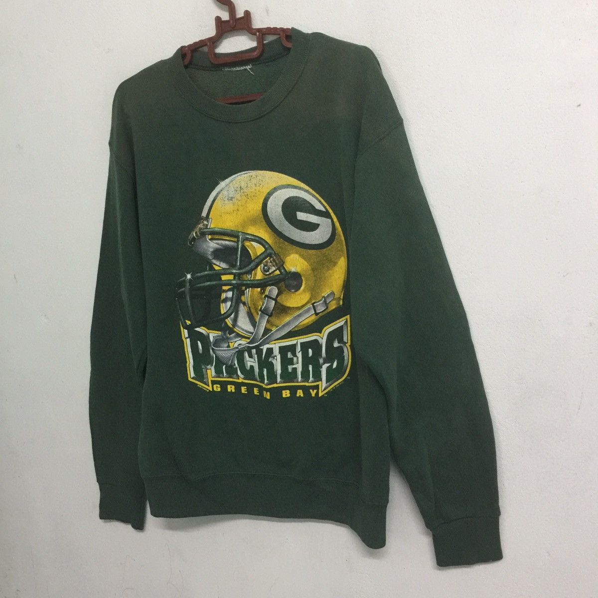 Vintage Vintage Green Bay Packers 1996 NFLP Sweatshirt Faded Size US L / EU 52-54 / 3 - 2 Thumbnail
