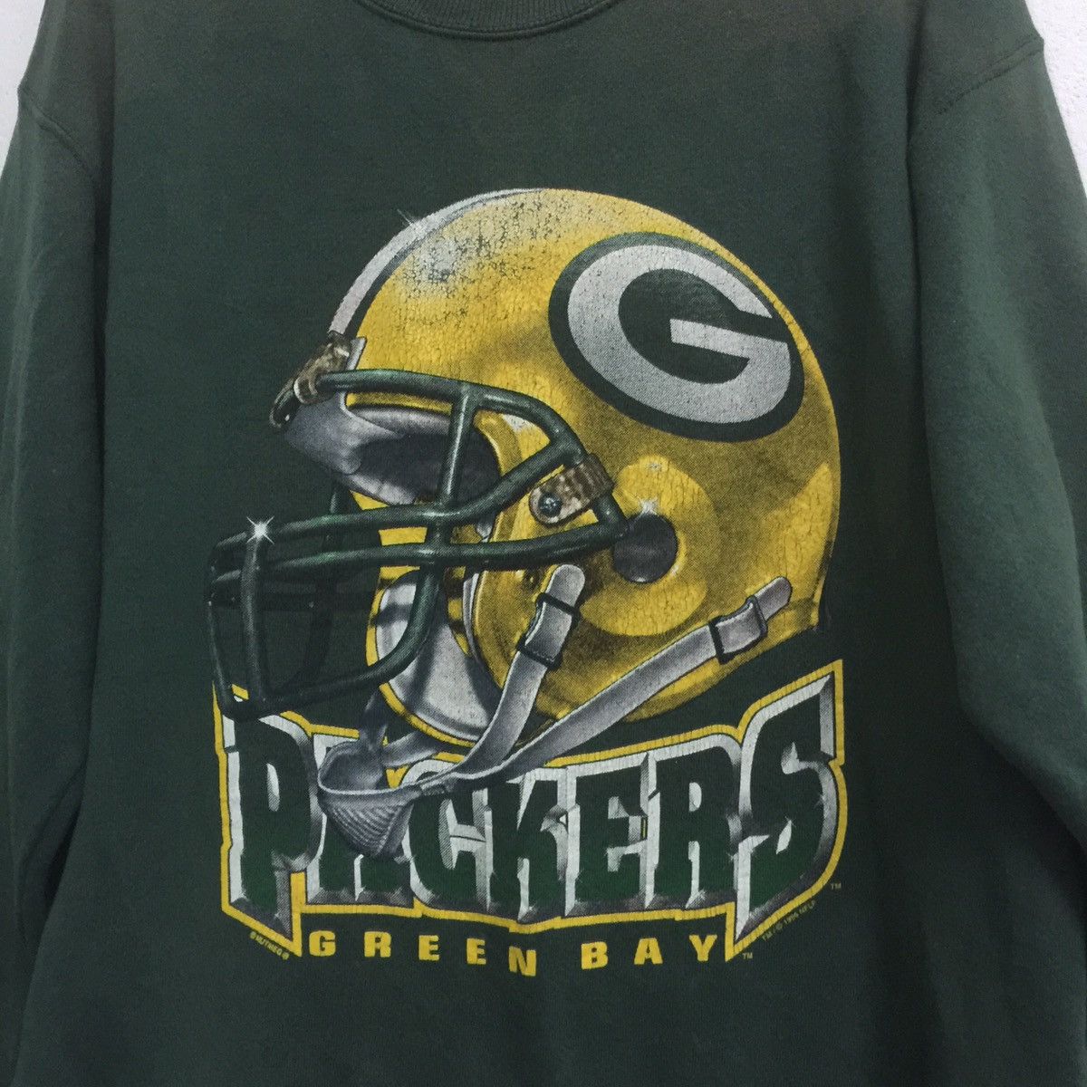 Vintage Vintage Green Bay Packers 1996 NFLP Sweatshirt Faded Size US L / EU 52-54 / 3 - 4 Thumbnail