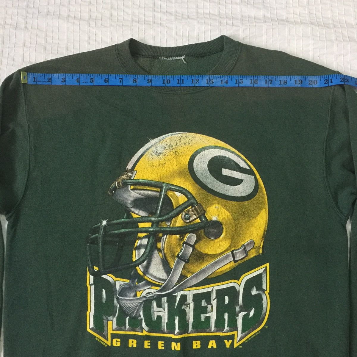 Vintage Vintage Green Bay Packers 1996 NFLP Sweatshirt Faded Size US L / EU 52-54 / 3 - 15 Thumbnail