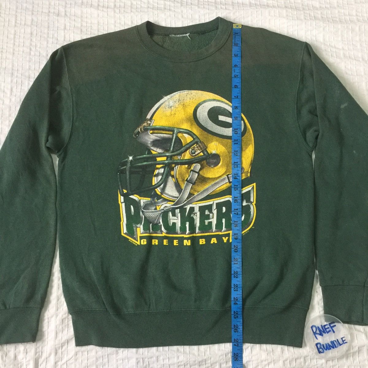 Vintage Vintage Green Bay Packers 1996 NFLP Sweatshirt Faded Size US L / EU 52-54 / 3 - 17 Thumbnail