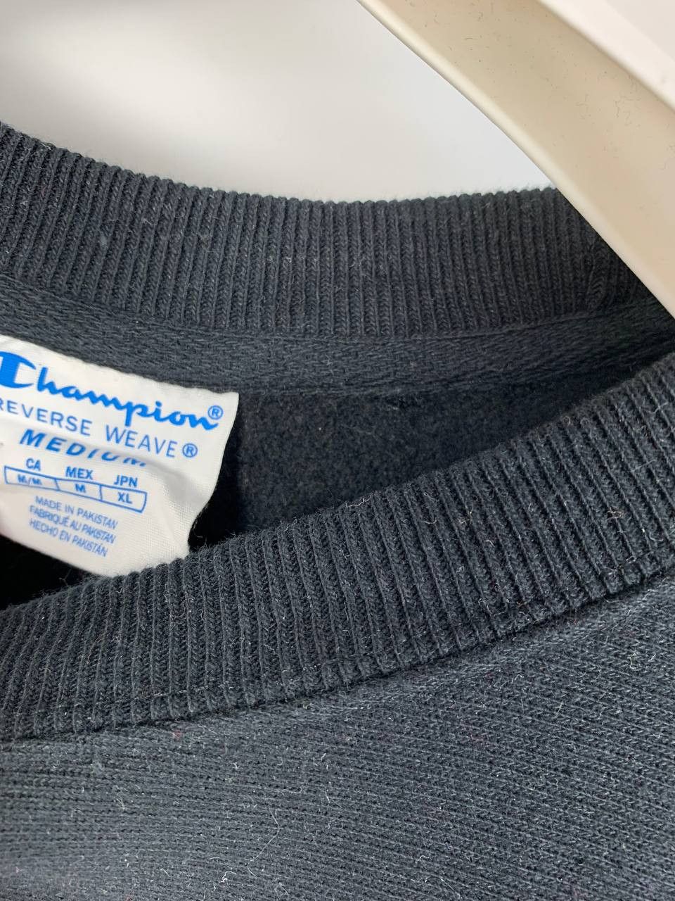 Champion Champion sweatshirt black cotton M Size US M / EU 48-50 / 2 - 6 Thumbnail