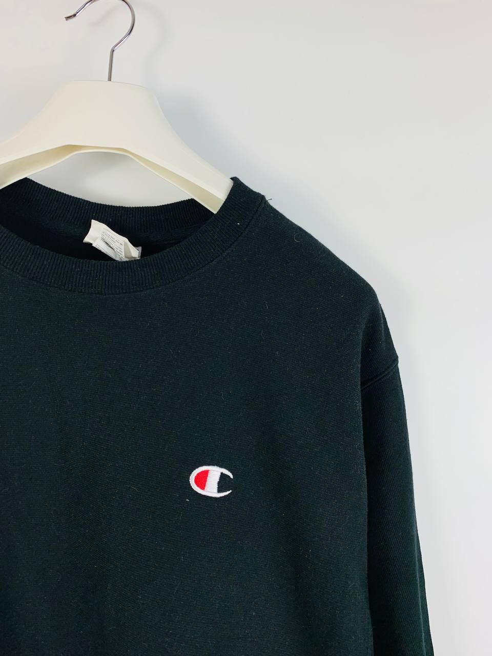 Champion Champion sweatshirt black cotton M Size US M / EU 48-50 / 2 - 3 Thumbnail