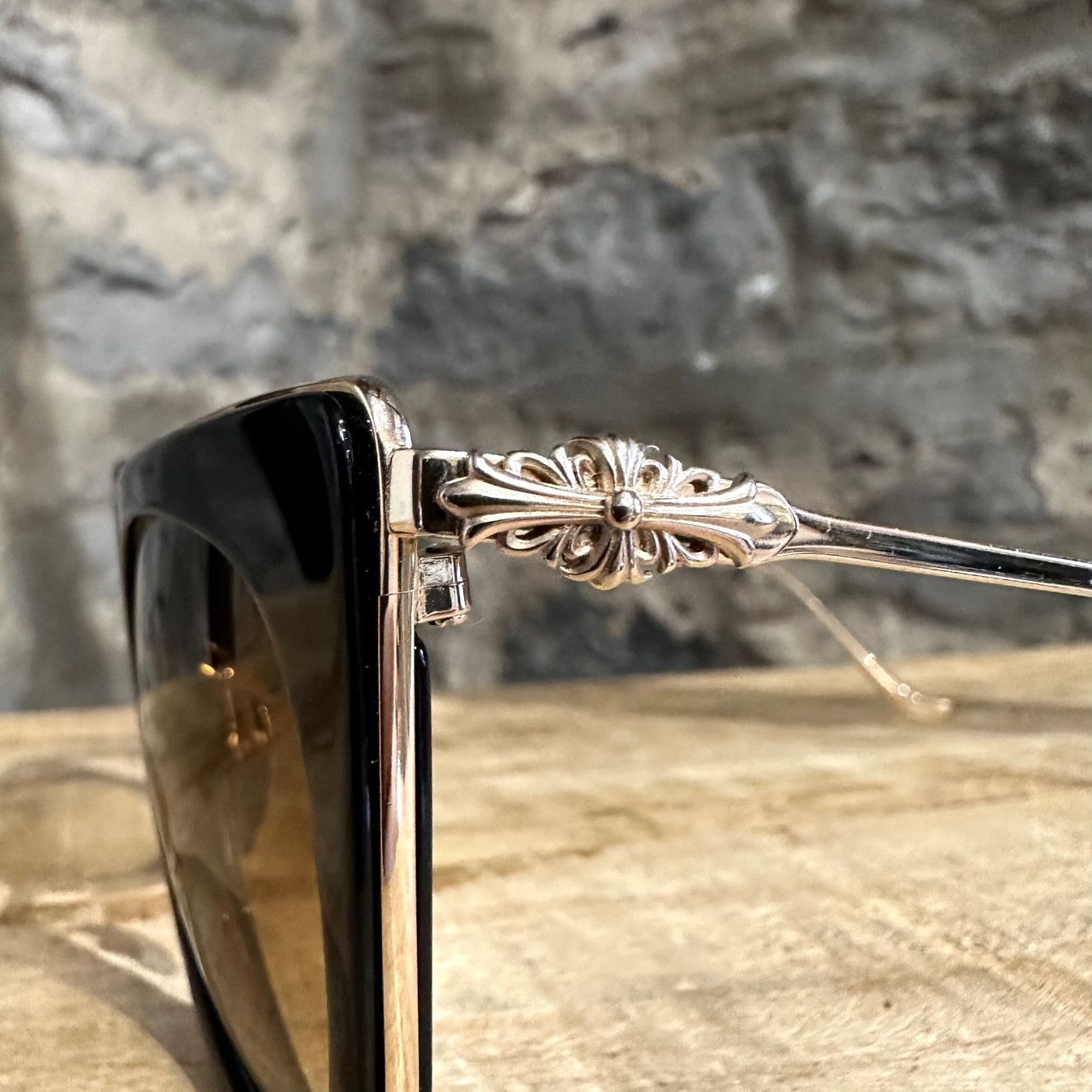 Chrome Hearts Chrome Hearts Gold Laurita Lynn Sunglasses Size ONE SIZE - 5 Thumbnail