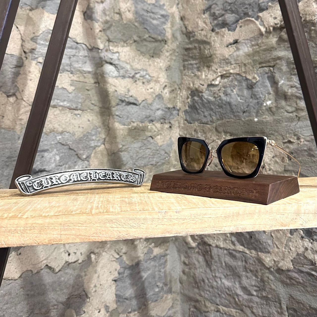 Chrome Hearts Chrome Hearts Gold Laurita Lynn Sunglasses Size ONE SIZE - 1 Thumbnail