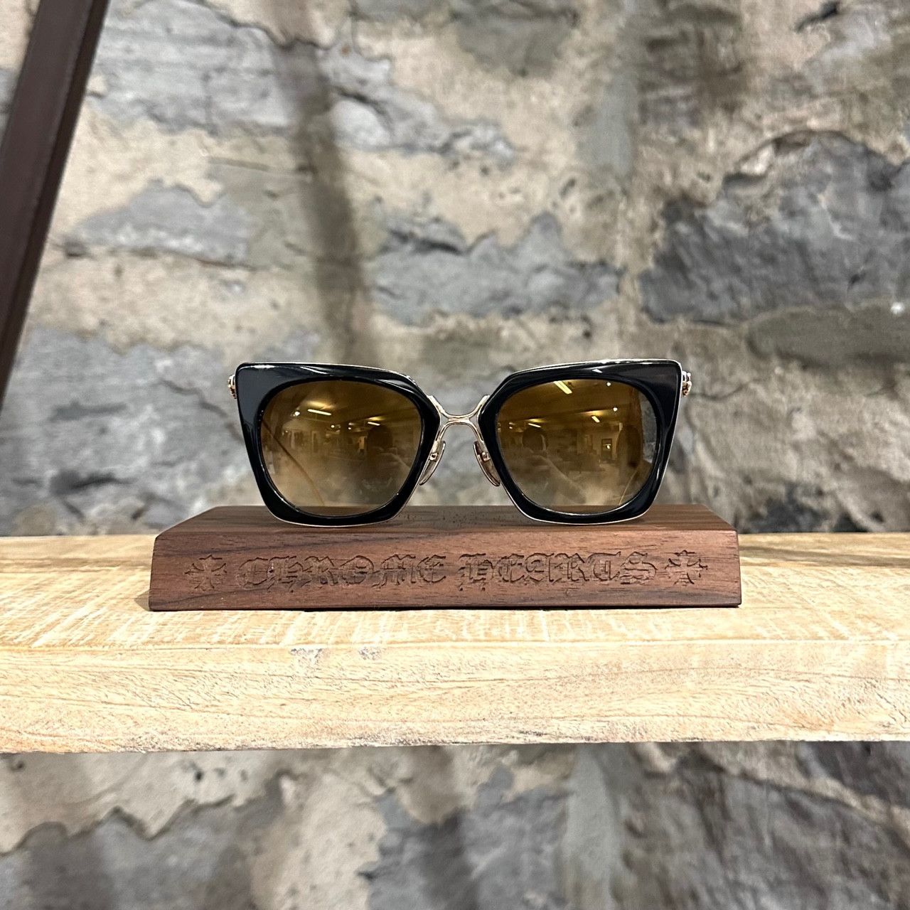 Chrome Hearts Chrome Hearts Gold Laurita Lynn Sunglasses Size ONE SIZE - 2 Thumbnail