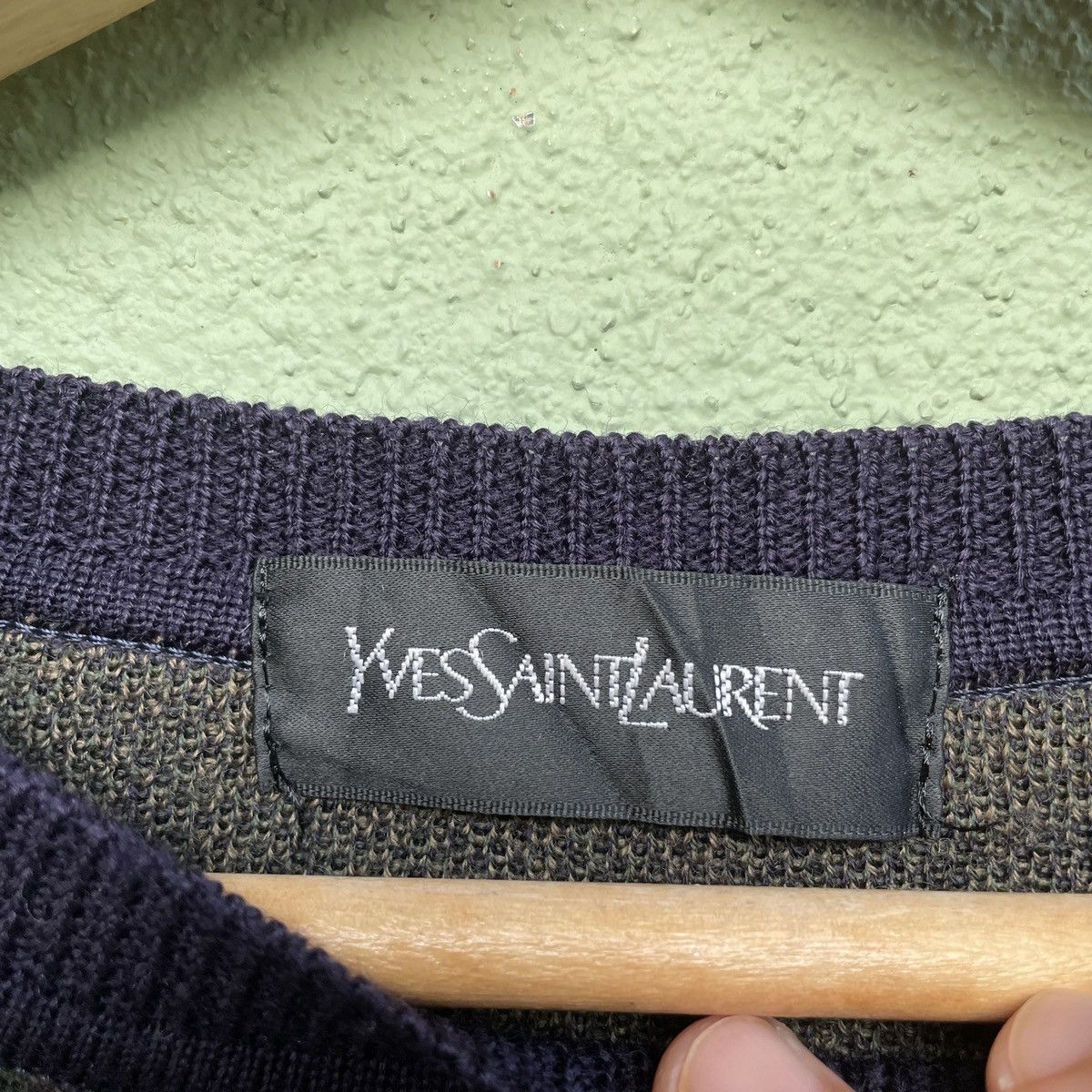 Yves Saint Laurent Vintage💥YvesSaintLaurent (YSL) Knitwear Sweater Jumper RARE Size US L / EU 52-54 / 3 - 7 Thumbnail