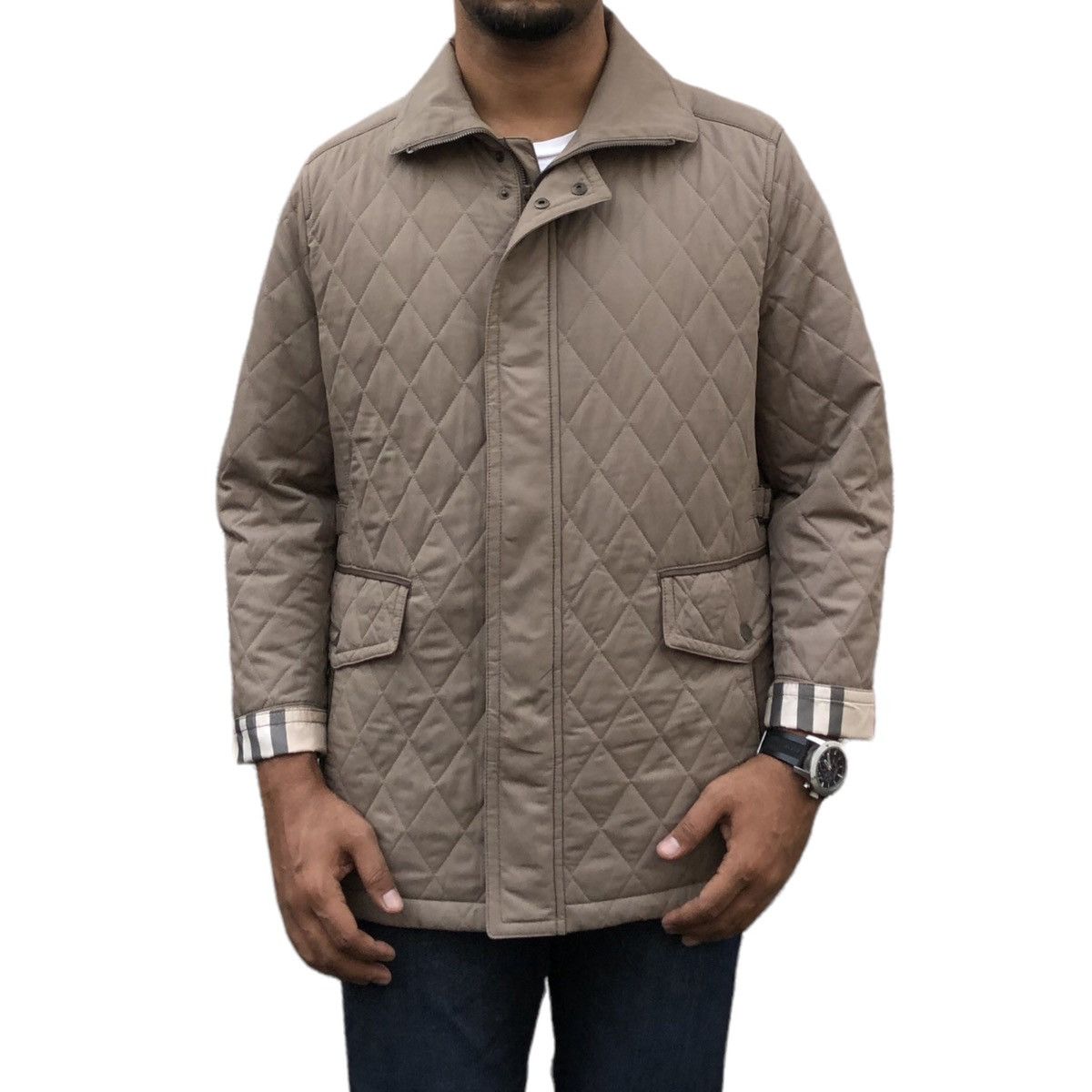 Burberry Authentic Burberry London Lined Novacheck Quilted Jacket Size US S / EU 44-46 / 1 - 6 Thumbnail