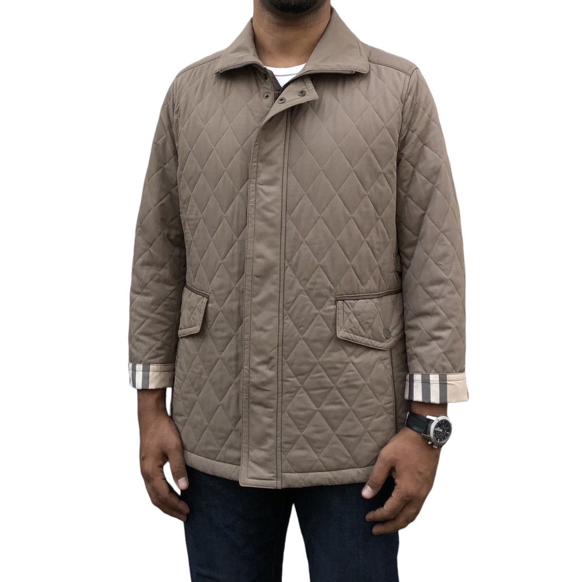 Burberry Authentic Burberry London Lined Novacheck Quilted Jacket Size US S / EU 44-46 / 1 - 2 Thumbnail