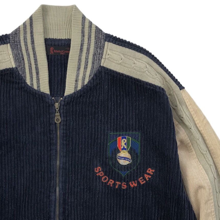 Roberta di Camerino 🔥Vintage Roberta Di Camerino Corduroy Bomber Jacket Size US L / EU 52-54 / 3 - 6 Thumbnail