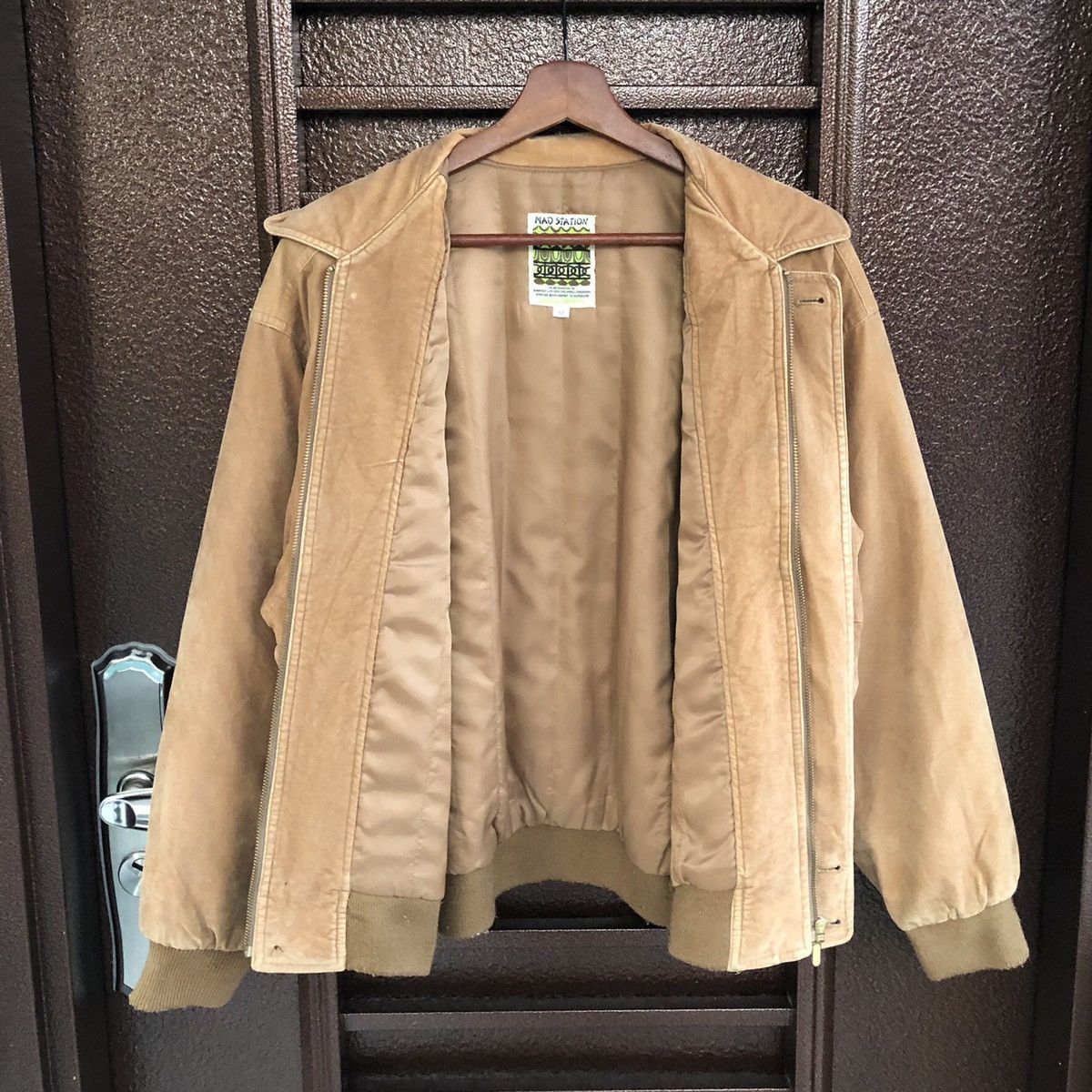 Japanese Brand Vintage Mad Station Velvet Bomber Jacket Size US M / EU 48-50 / 2 - 2 Thumbnail