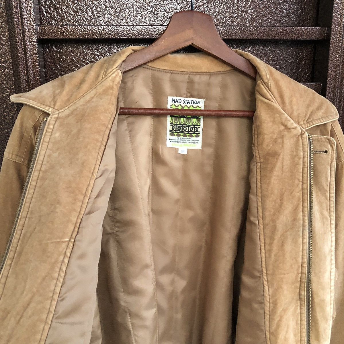 Japanese Brand Vintage Mad Station Velvet Bomber Jacket Size US M / EU 48-50 / 2 - 3 Thumbnail