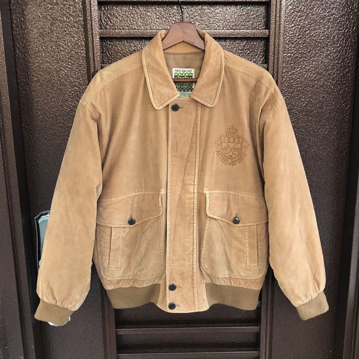 Japanese Brand Vintage Mad Station Velvet Bomber Jacket Size US M / EU 48-50 / 2 - 4 Thumbnail