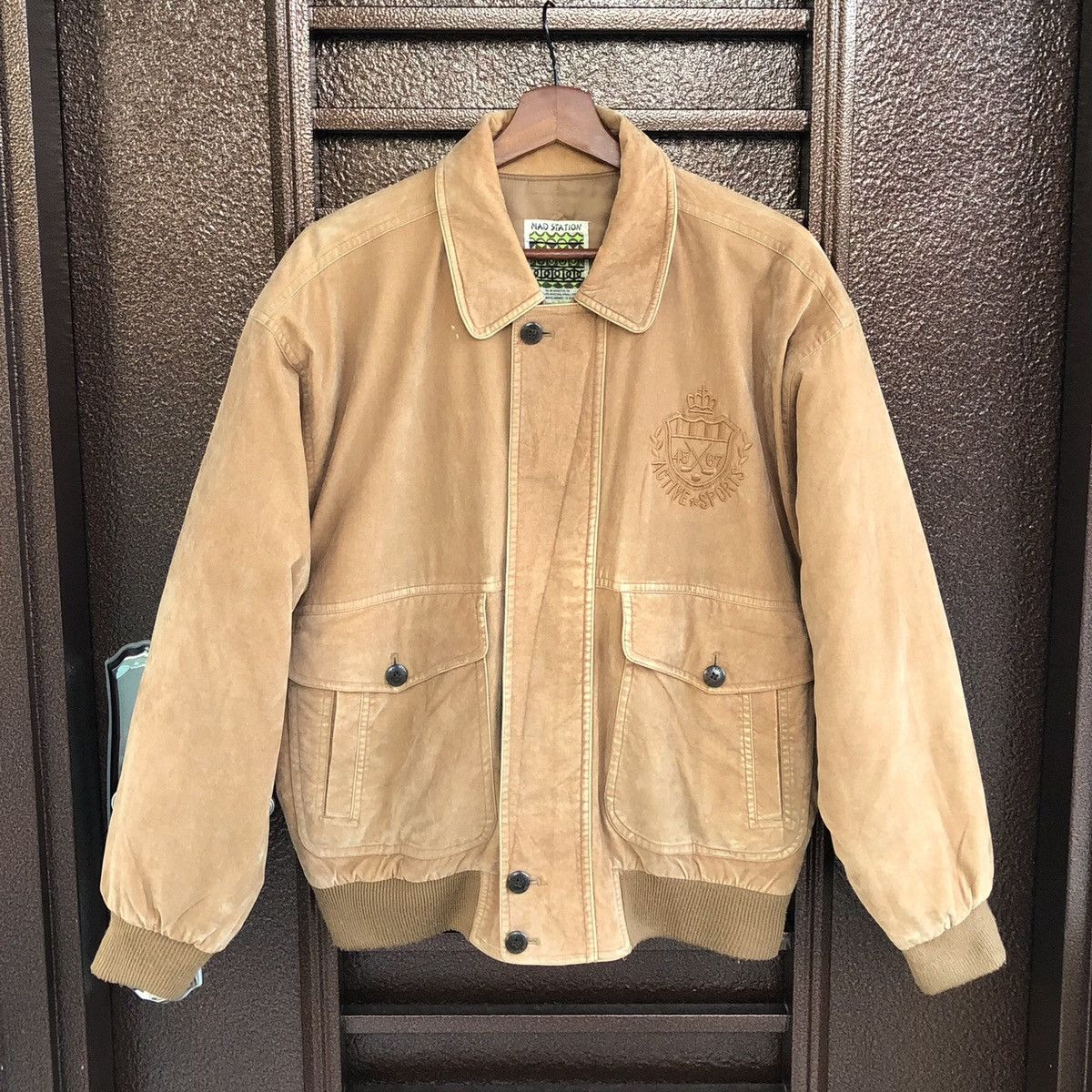 Japanese Brand Vintage Mad Station Velvet Bomber Jacket Size US M / EU 48-50 / 2 - 1 Thumbnail