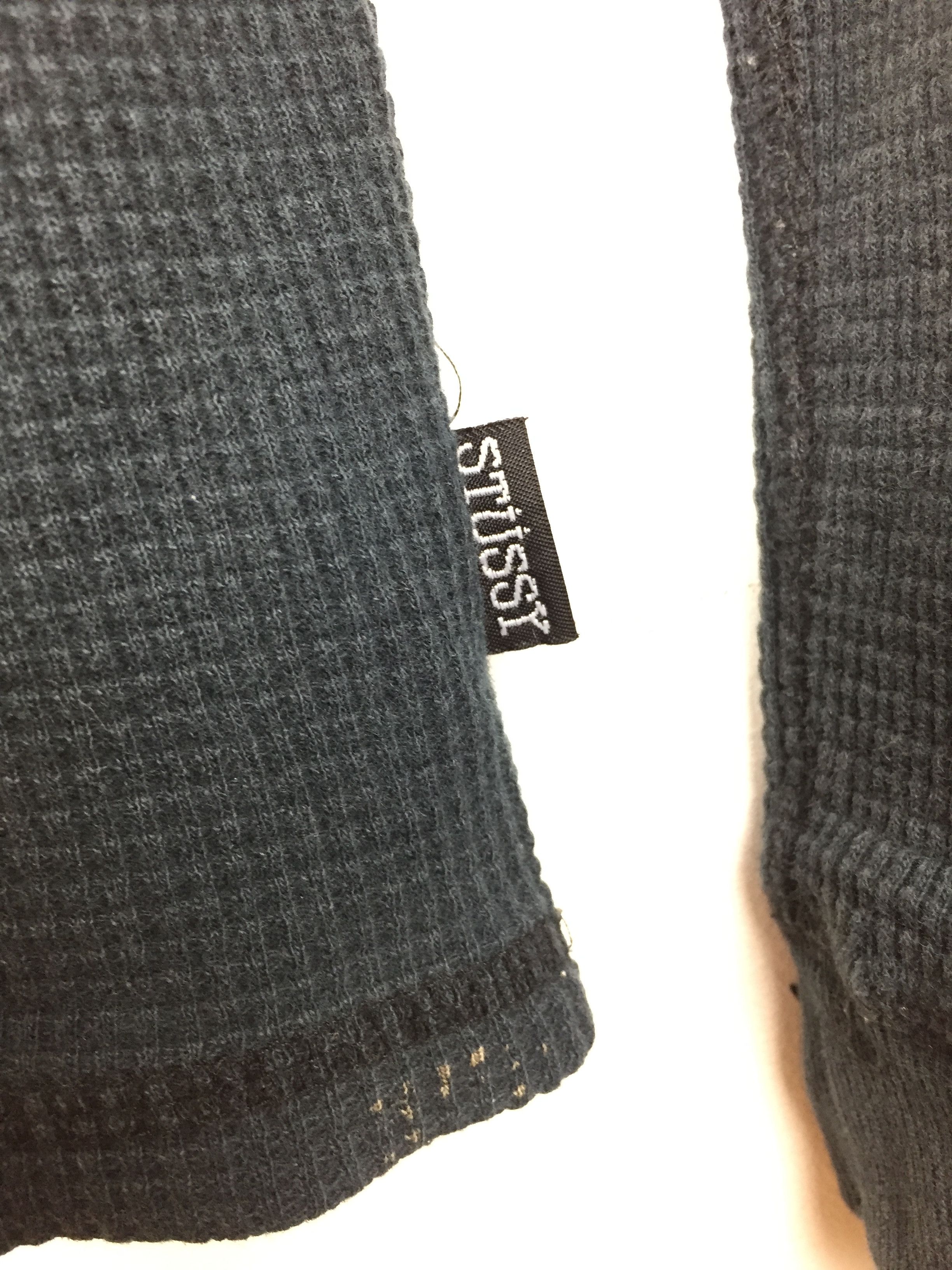 Stussy 90's STUSSY wafer Thermal knit unity is our force Size US M / EU 48-50 / 2 - 6 Thumbnail