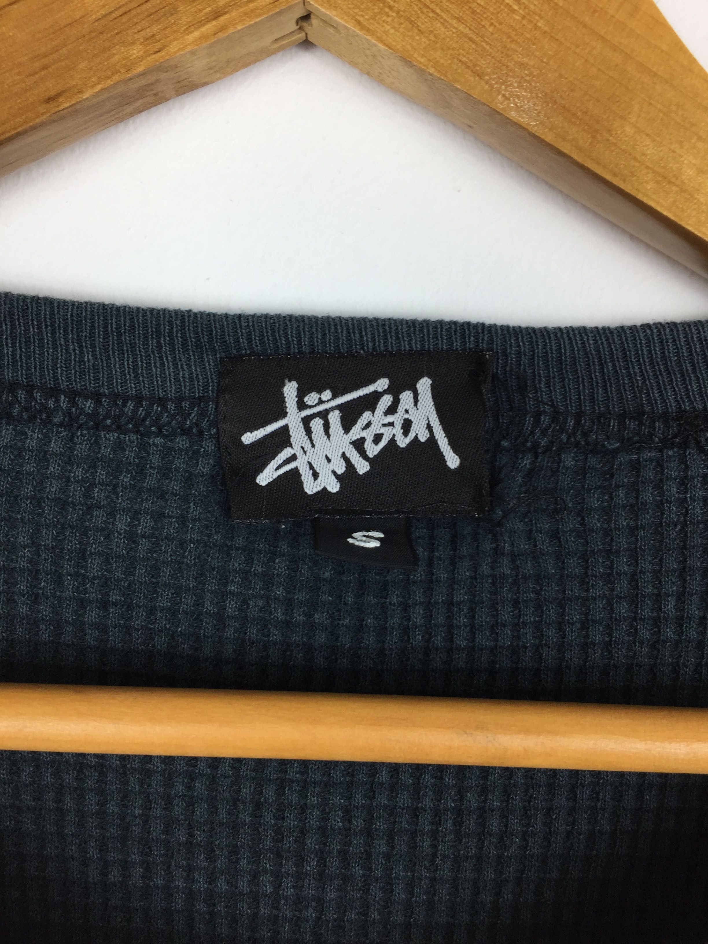 Stussy 90's STUSSY wafer Thermal knit unity is our force Size US M / EU 48-50 / 2 - 8 Thumbnail