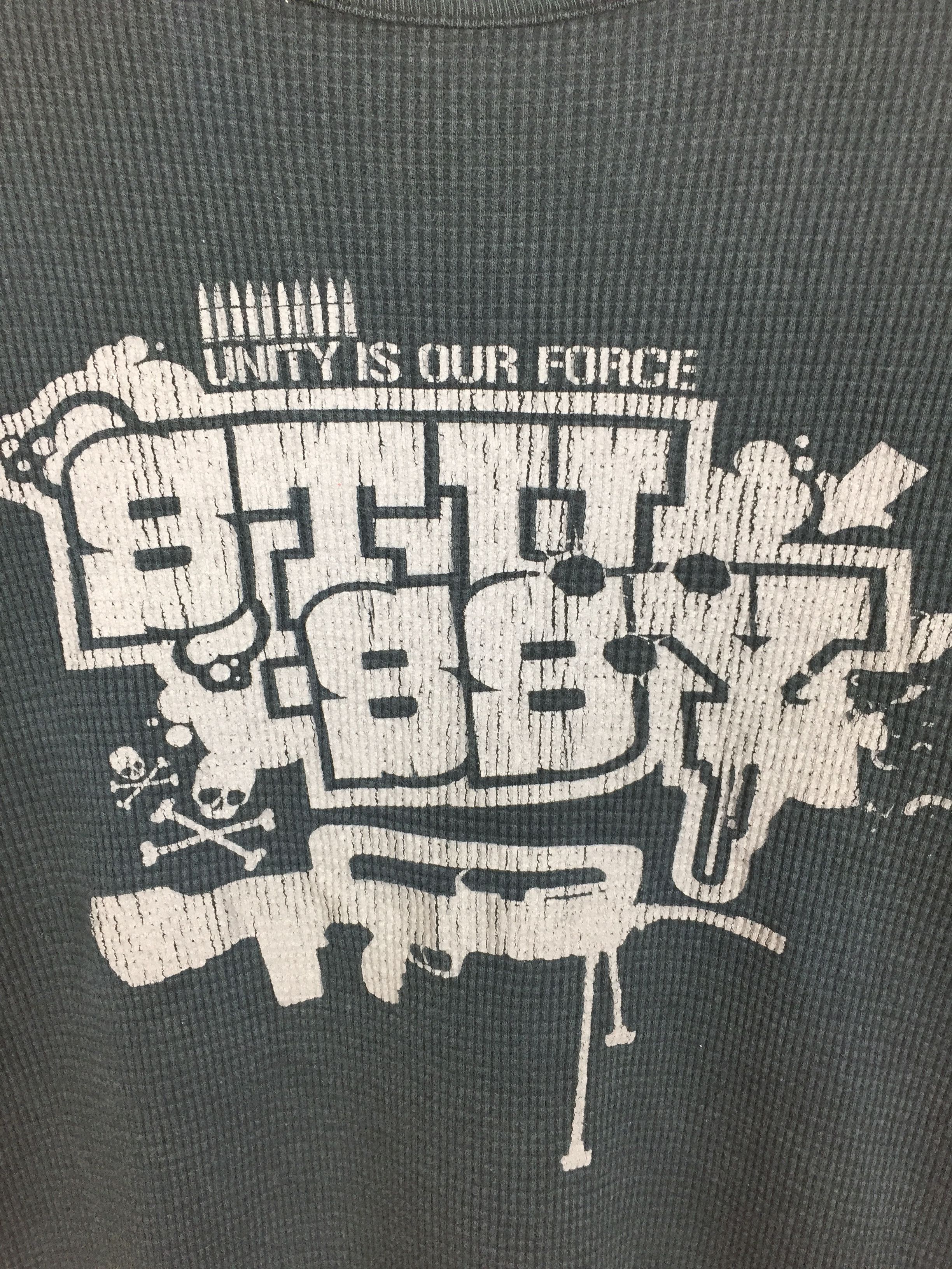 Stussy 90's STUSSY wafer Thermal knit unity is our force Size US M / EU 48-50 / 2 - 4 Thumbnail