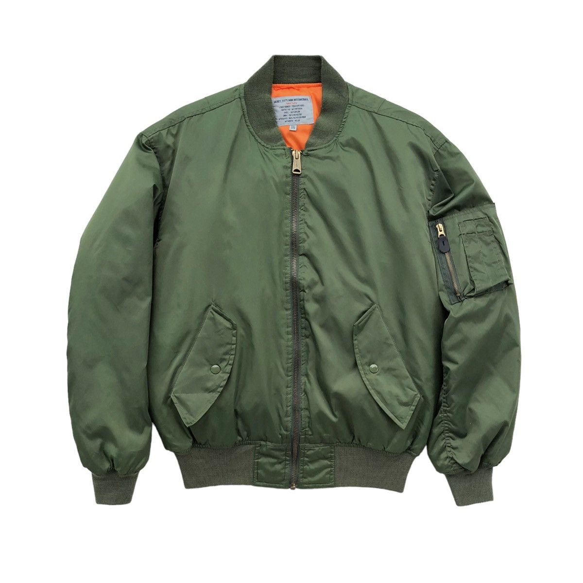 Vintage Vintage Fly’s Man Intermediate Bomber Jacket Size US L / EU 52-54 / 3 - 1 Thumbnail