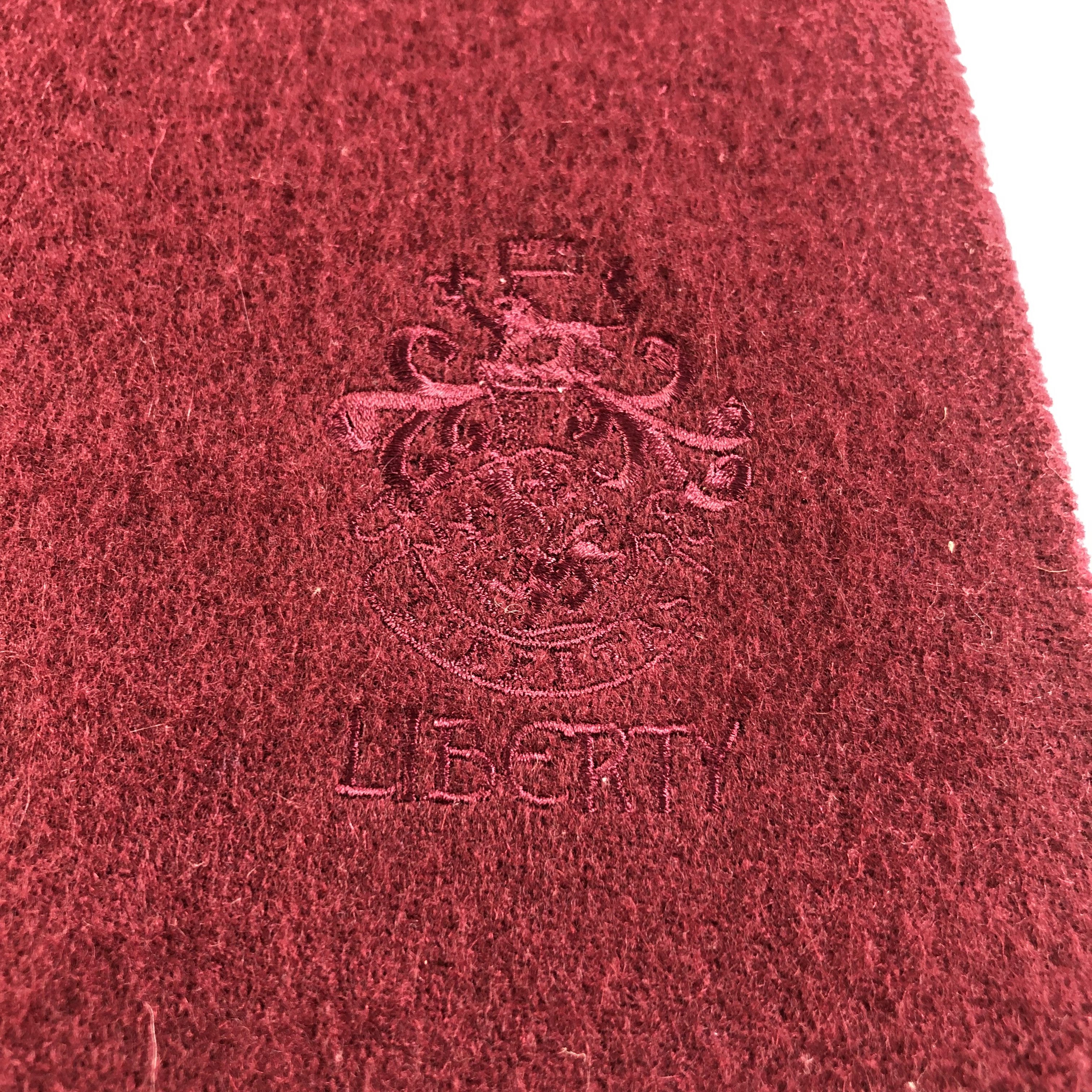 Liberty Liberty Plain Cashmere Scarf Muffler V1429 Size ONE SIZE - 4 Thumbnail