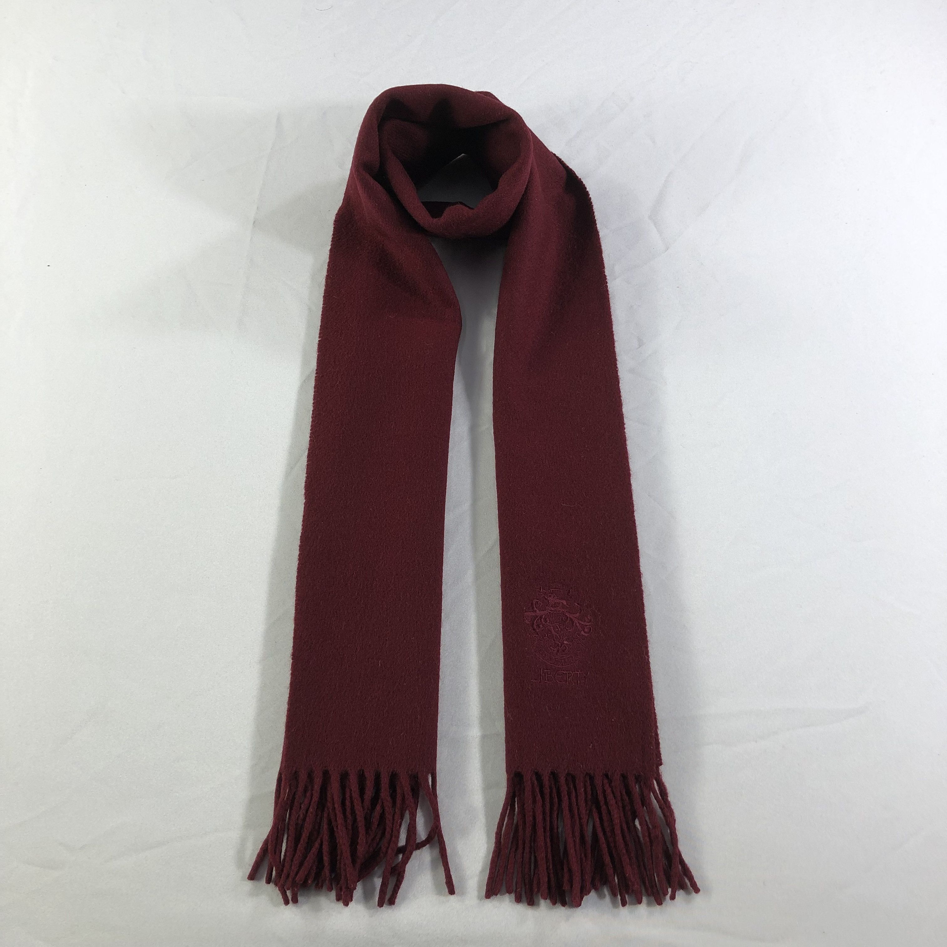 Liberty Liberty Plain Cashmere Scarf Muffler V1429 Size ONE SIZE - 1 Thumbnail
