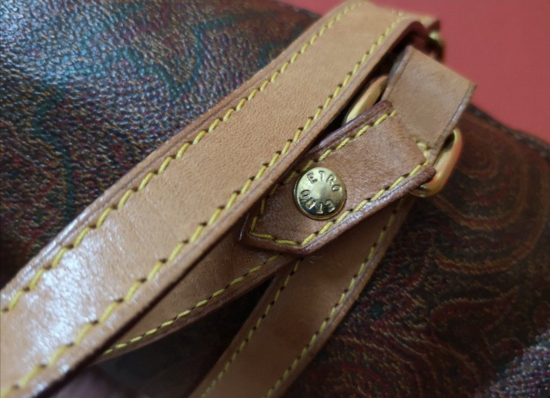 Etro × Leather RARE 🔥 VINTAGE ETRO PAPILLON ITALY Size ONE SIZE - 3 Thumbnail