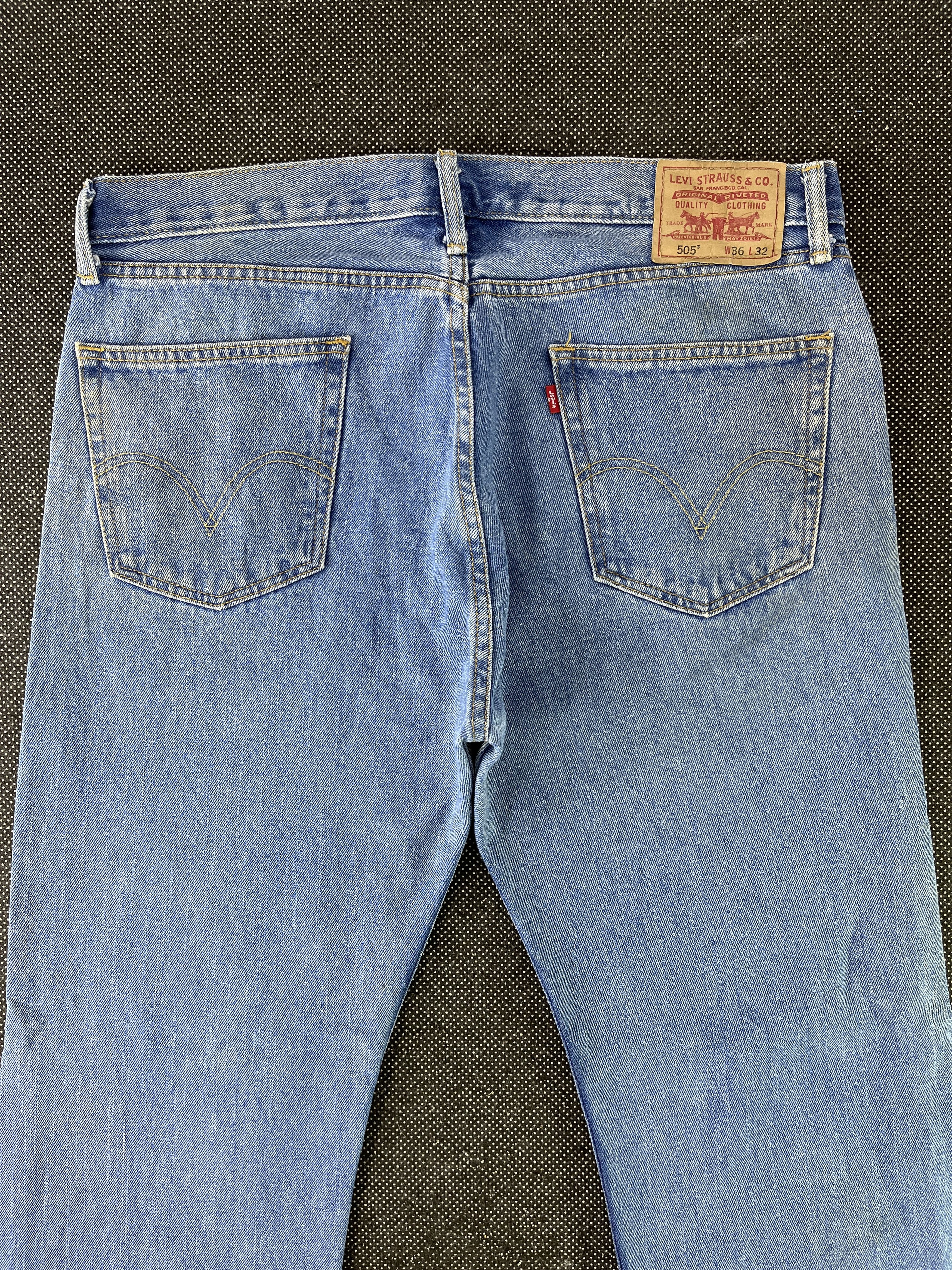 Levi's Vintage Levis 505 Stone Wash Jeans - J360 Size US 39 - 4 Thumbnail