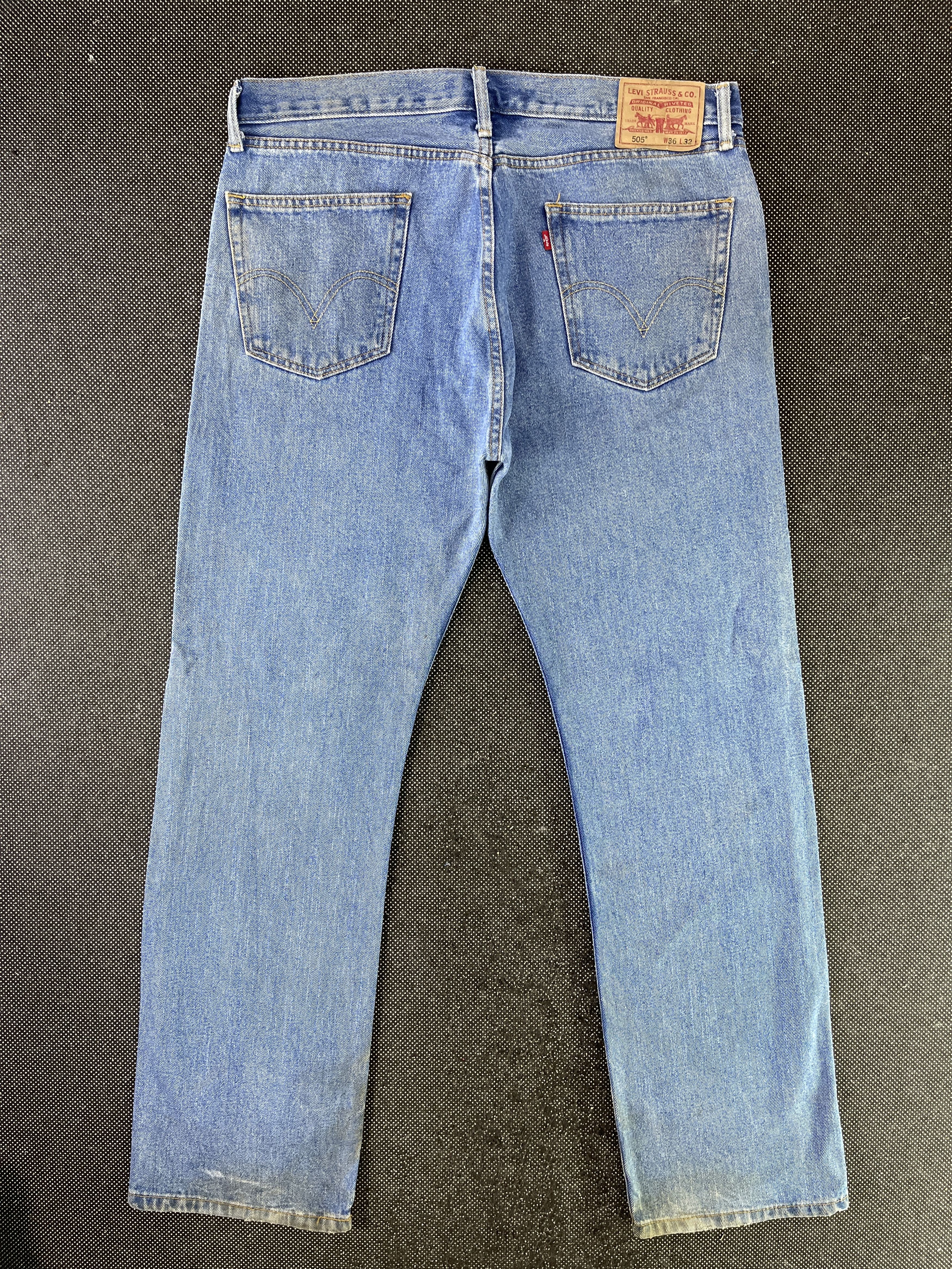 Levi's Vintage Levis 505 Stone Wash Jeans - J360 Size US 39 - 2 Thumbnail