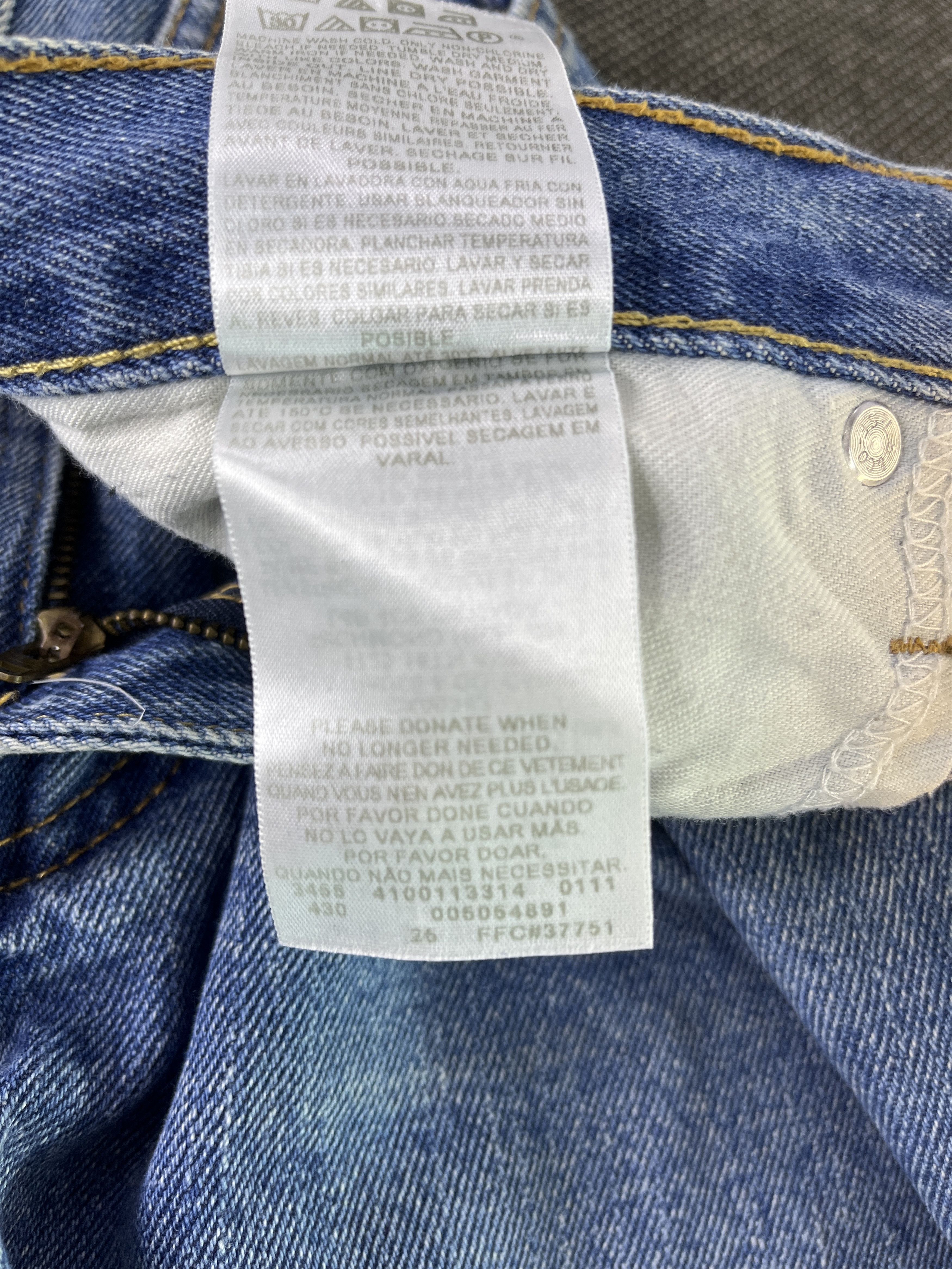 Levi's Vintage Levis 505 Stone Wash Jeans - J360 Size US 39 - 8 Thumbnail