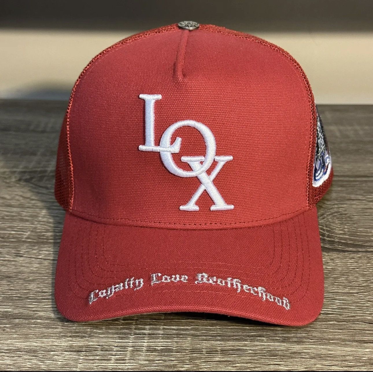 THE LOX X GODSPEED RED TRUCKER HAT