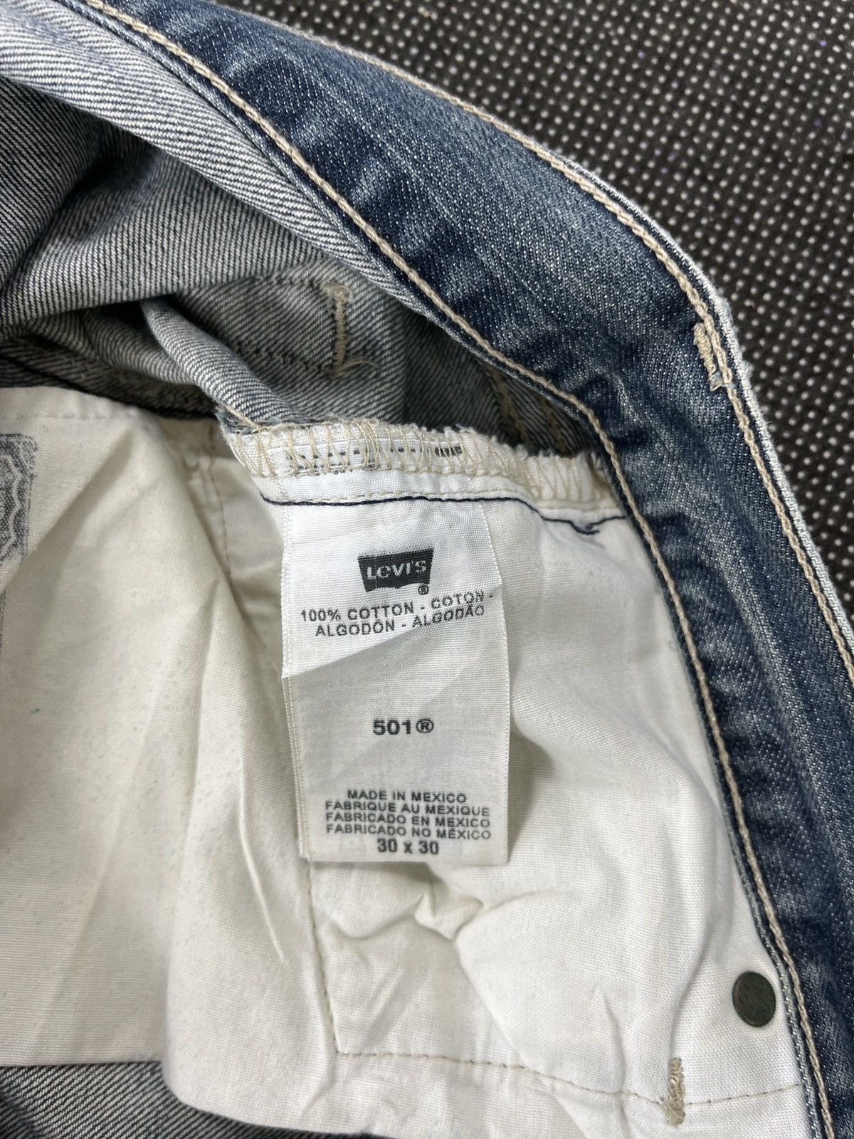 Levi's Vintage Levis 501 Rusty Wash Jeans - J557 Size US 31 - 8 Thumbnail