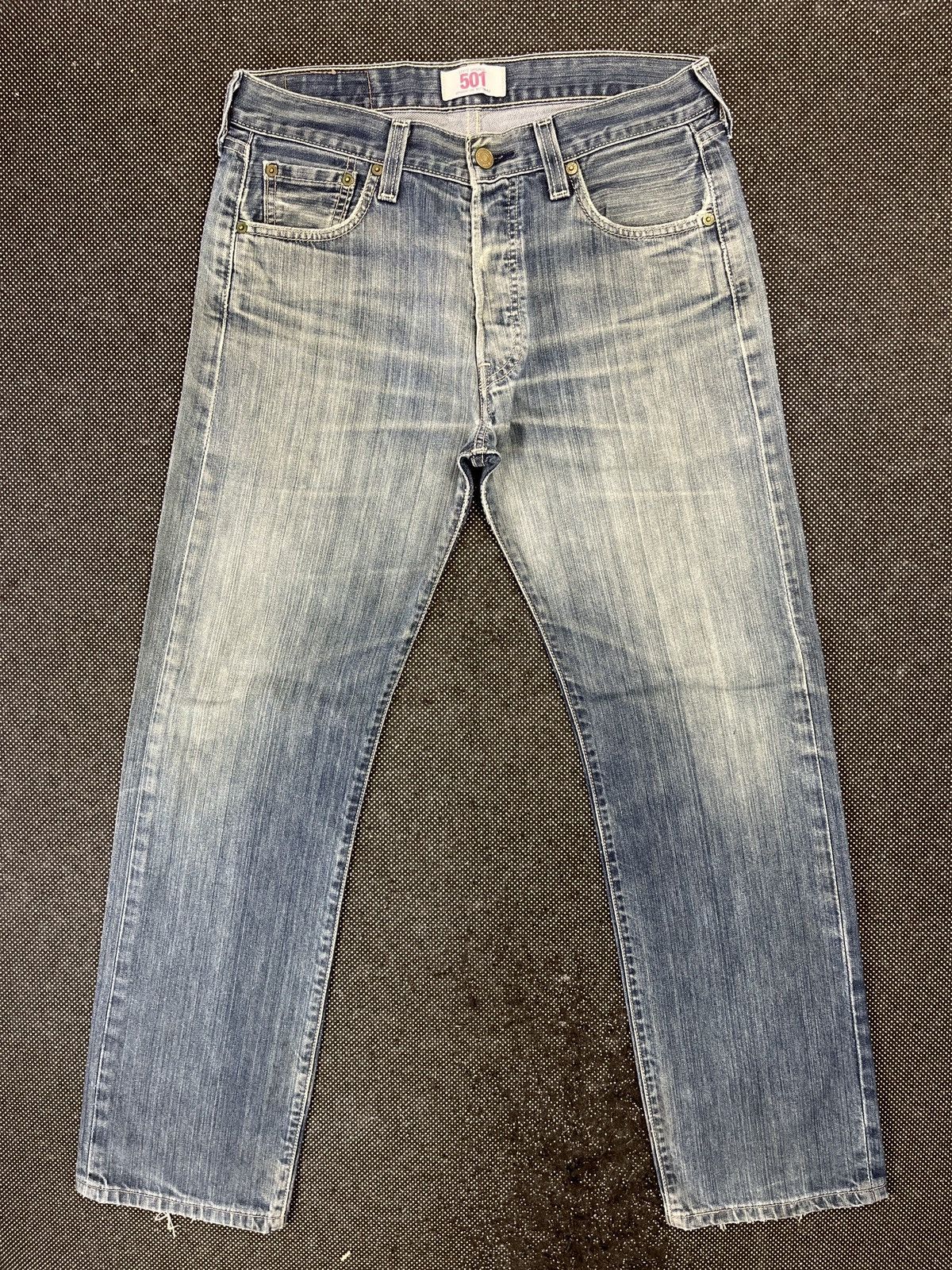 Levi's Vintage Levis 501 Rusty Wash Jeans - J557 Size US 31 - 1 Thumbnail