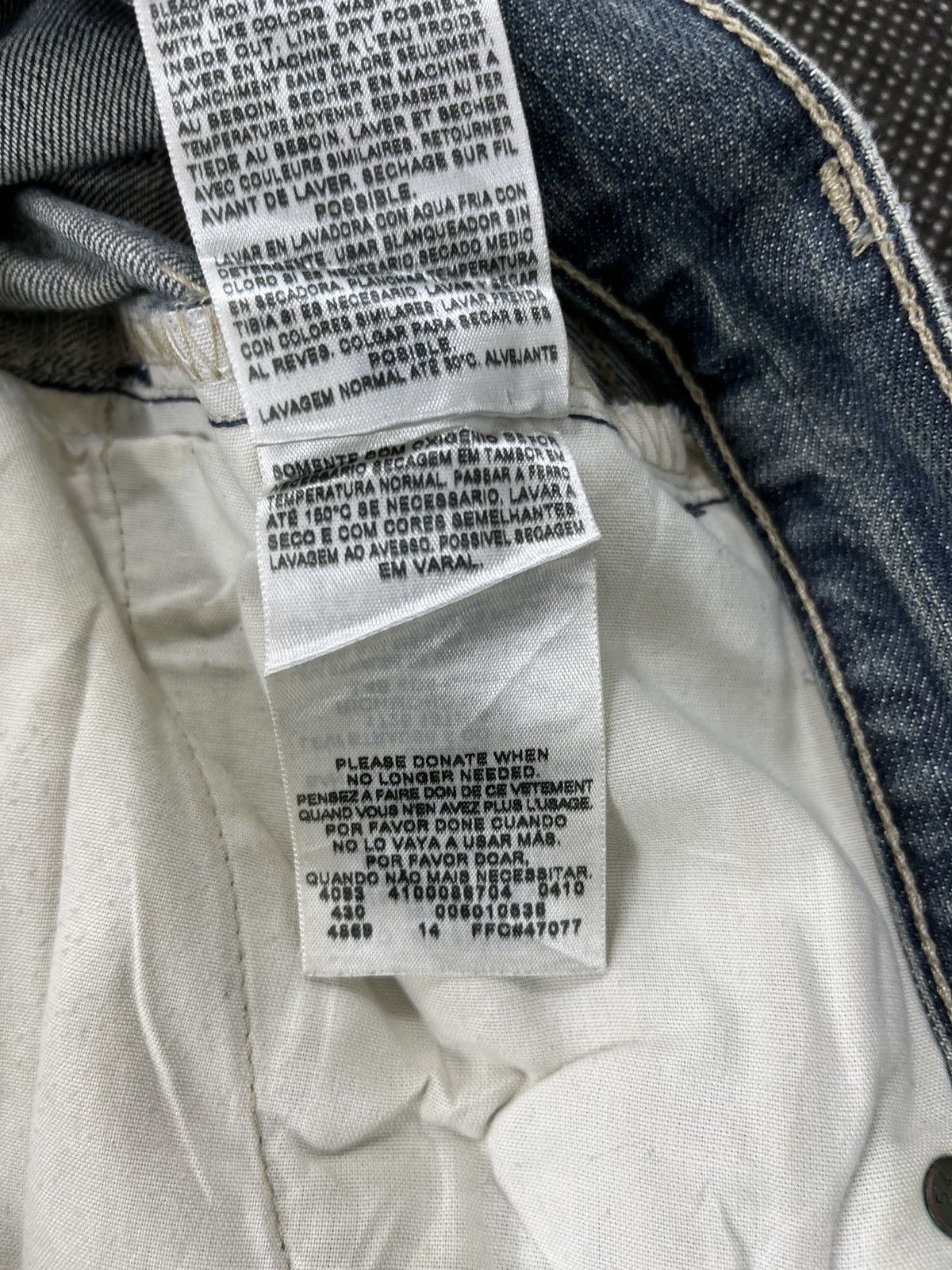 Levi's Vintage Levis 501 Rusty Wash Jeans - J557 Size US 31 - 9 Thumbnail