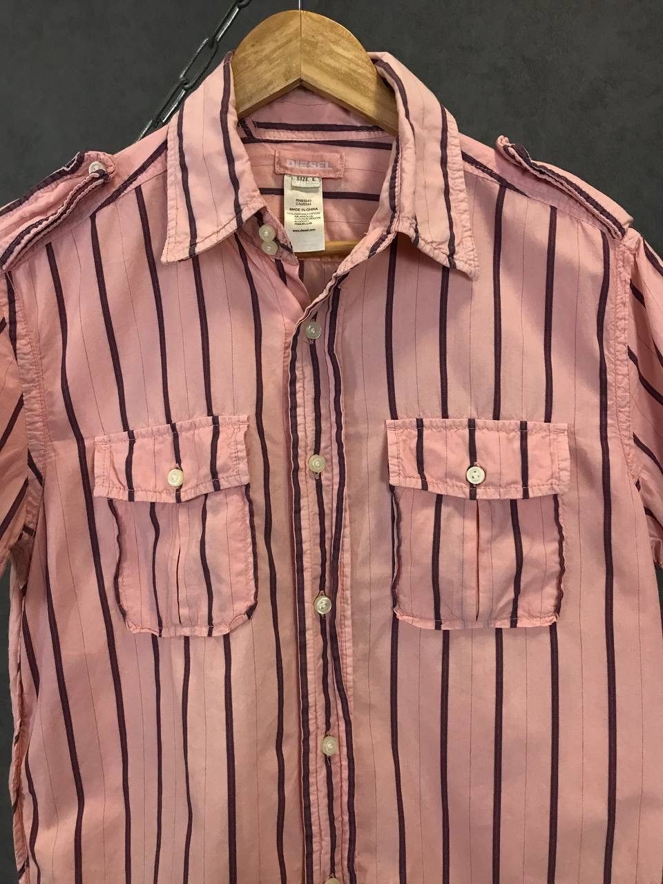 Diesel Diesel vintage designer shirt Size US L / EU 52-54 / 3 - 3 Thumbnail