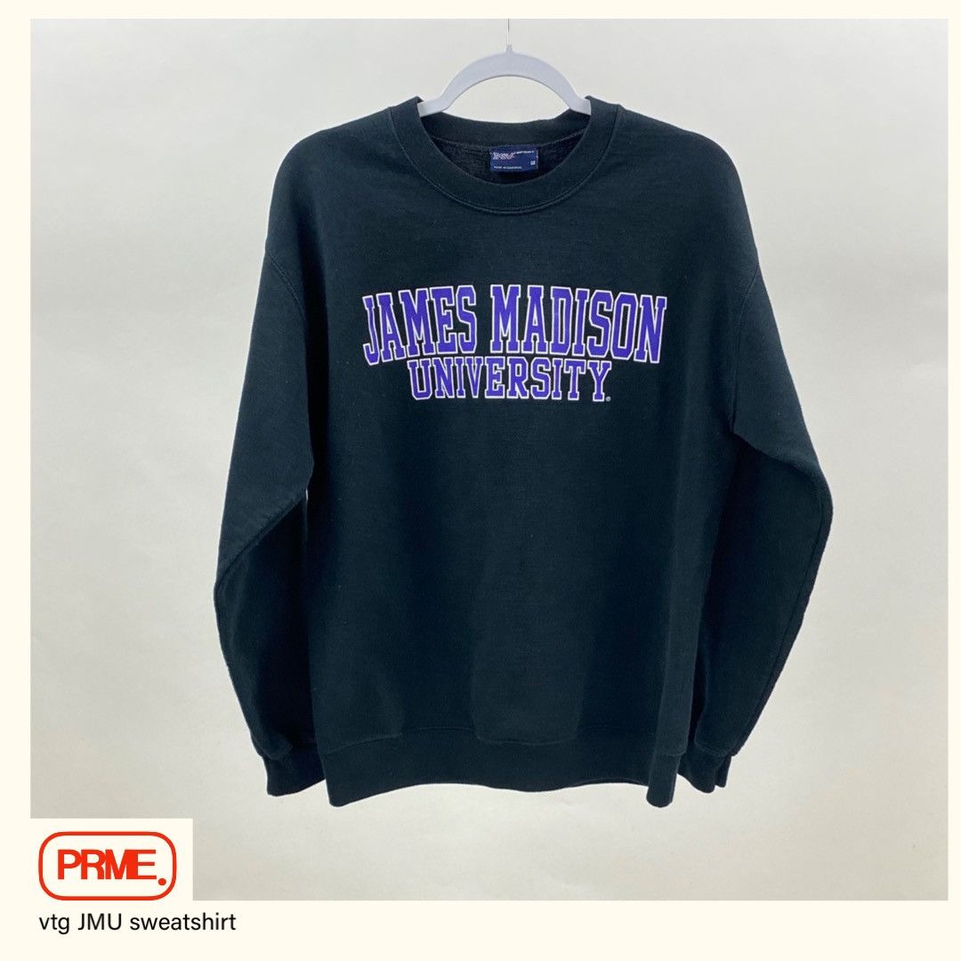 Vintage vintage 90s JMU James Madison University spellout sweatshirt Size US M / EU 48-50 / 2 - 2 Thumbnail