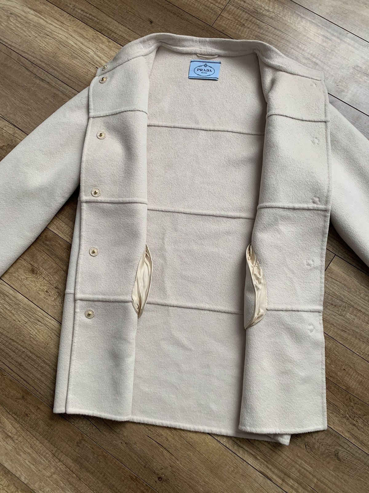 Prada Prada Milano Dued Fur Mink Wool Coat Jacket Italy Size M / US 6-8 / IT 42-44 - 7 Thumbnail