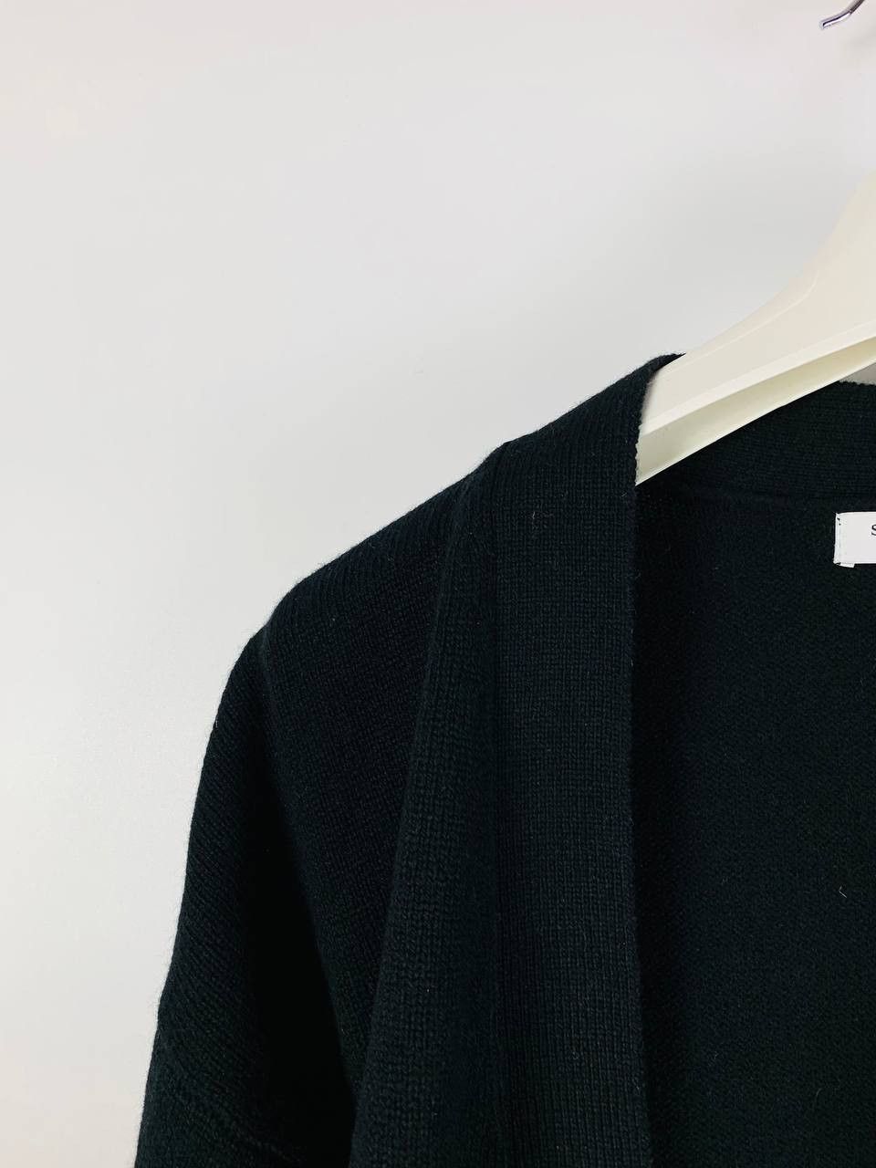 Sandro Sandro cardigan black wool cotton 1 Size M / US 6-8 / IT 42-44 - 3 Thumbnail