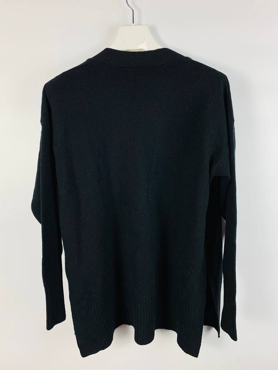 Sandro Sandro cardigan black wool cotton 1 Size M / US 6-8 / IT 42-44 - 9 Thumbnail