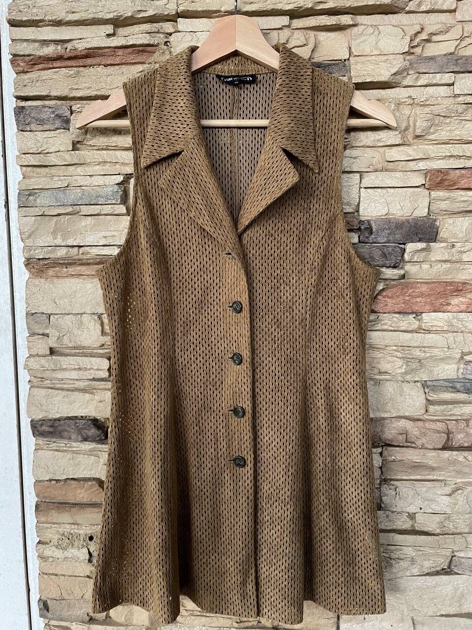 Cacharel Cacharel Sleeveness Long Cardigan Button Up Size XS / US 0-2 / IT 36-38 - 1 Thumbnail