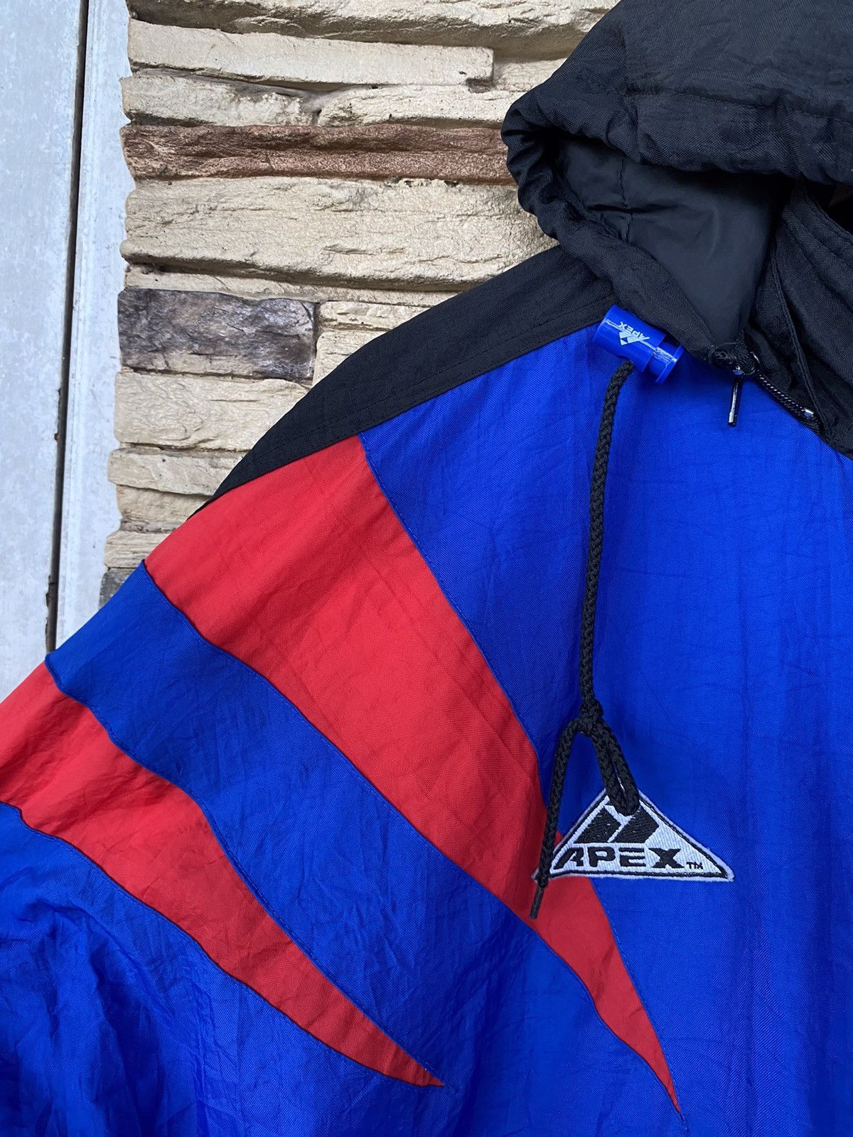 NFL Vintage 1990’s New York Giants Apex One Hooded Rain Coat Size US L / EU 52-54 / 3 - 8 Thumbnail