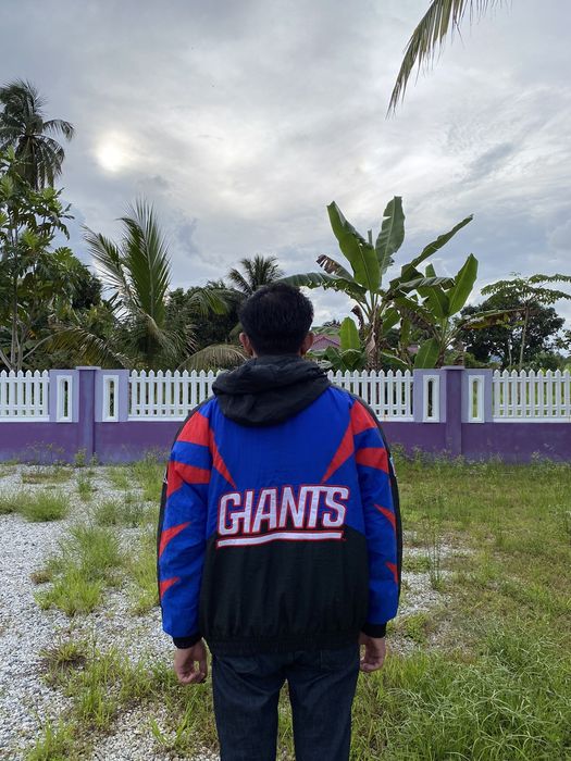 1990's NEW YORK GIANTS APEX ONE HOODED RAIN COAT XL