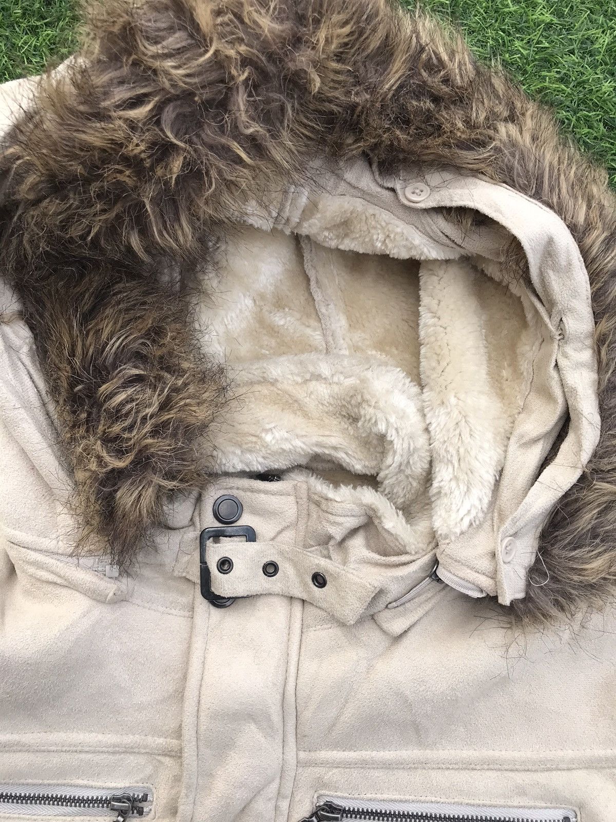 Japanese Brand Vintage Avail Contempo Fleece Leather Jacket Hoodie Size US L / EU 52-54 / 3 - 3 Thumbnail