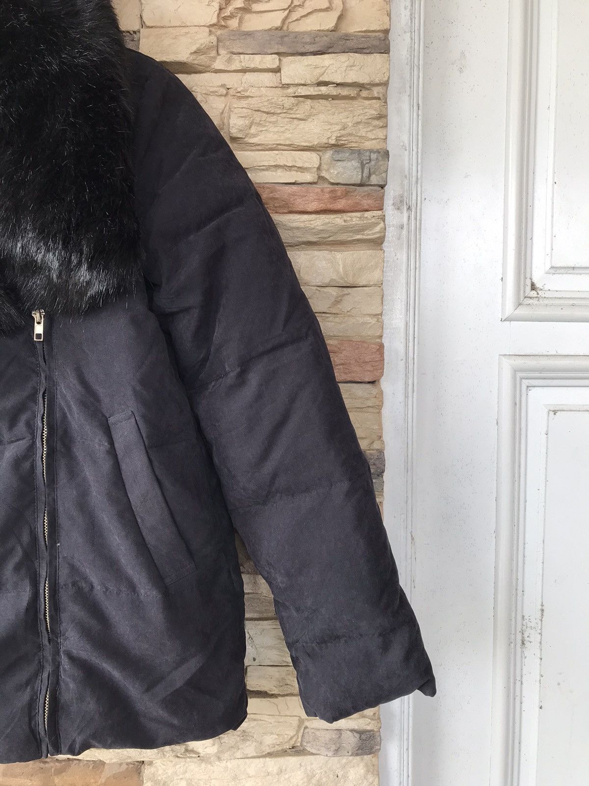 Vintage Vintage Lip Service Fur Zipper Jacket Japanese Brand Size US M / EU 48-50 / 2 - 2 Thumbnail