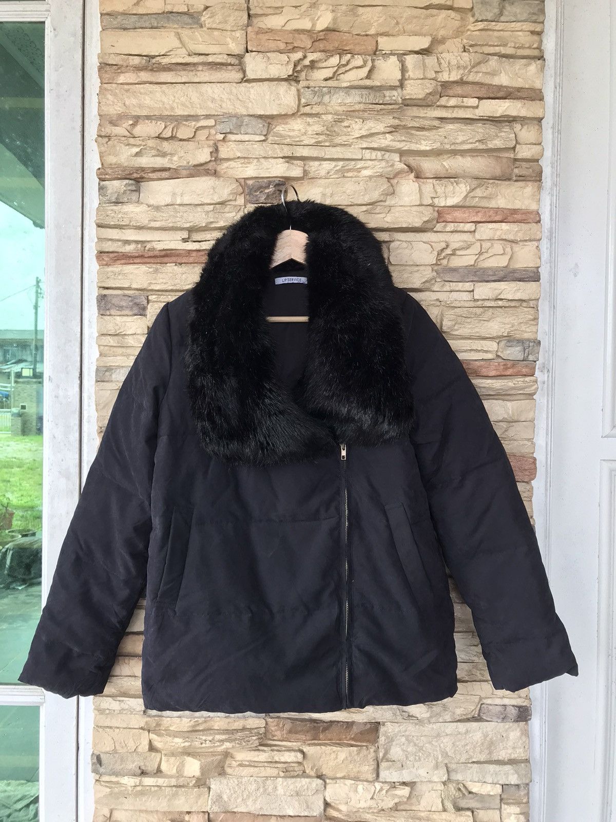 Vintage Vintage Lip Service Fur Zipper Jacket Japanese Brand Size US M / EU 48-50 / 2 - 1 Thumbnail