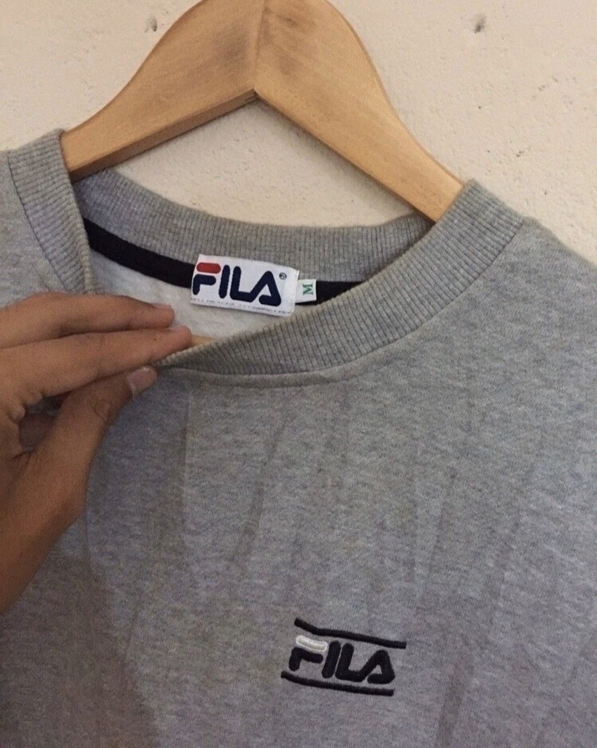 Fila Vintage Fila Big Logo Sweatshirt Made in Japan Size US M / EU 48-50 / 2 - 3 Thumbnail