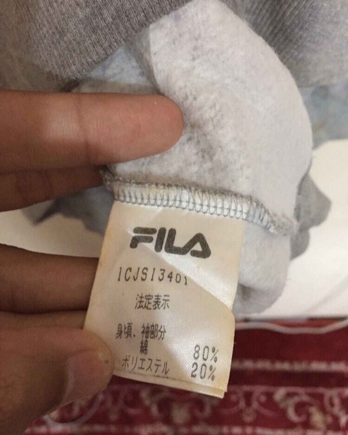 Fila Vintage Fila Big Logo Sweatshirt Made in Japan Size US M / EU 48-50 / 2 - 4 Thumbnail