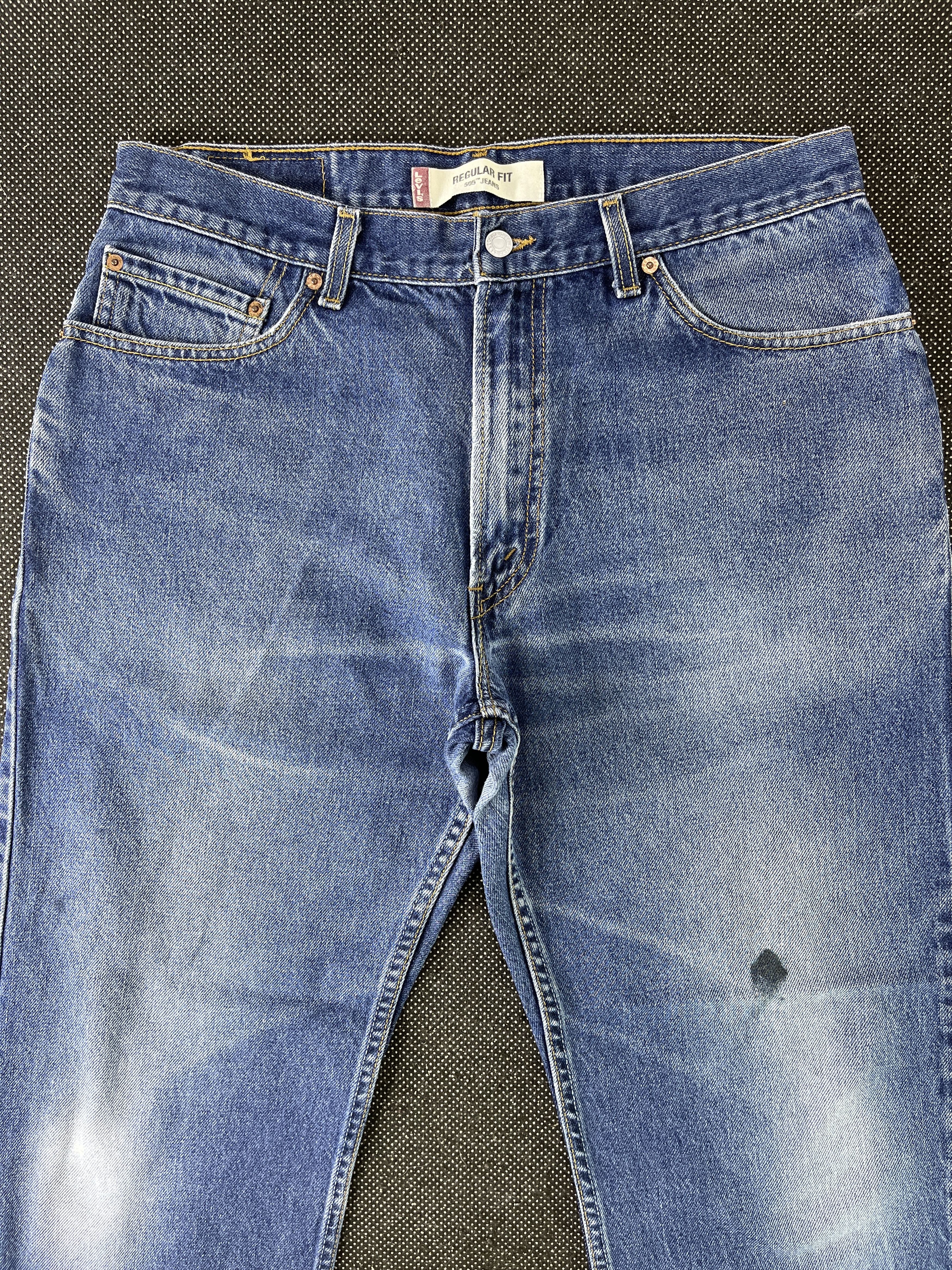Levi's × Vintage Vintage Levis 505 Stone Wash Jeans 35 x 30 - J330 Size US 35 - 3 Thumbnail