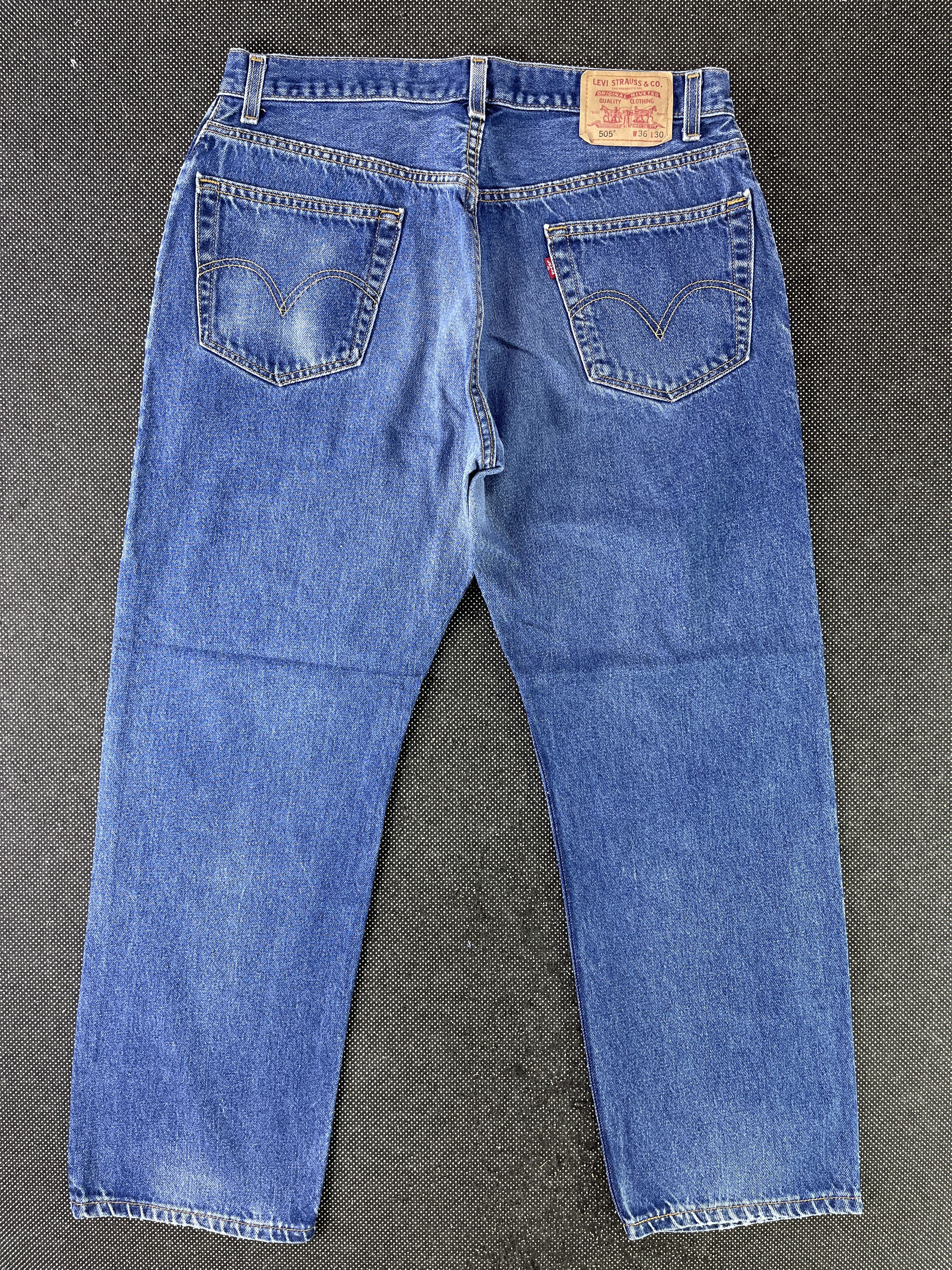 Levi's × Vintage Vintage Levis 505 Stone Wash Jeans 35 x 30 - J330 Size US 35 - 2 Thumbnail