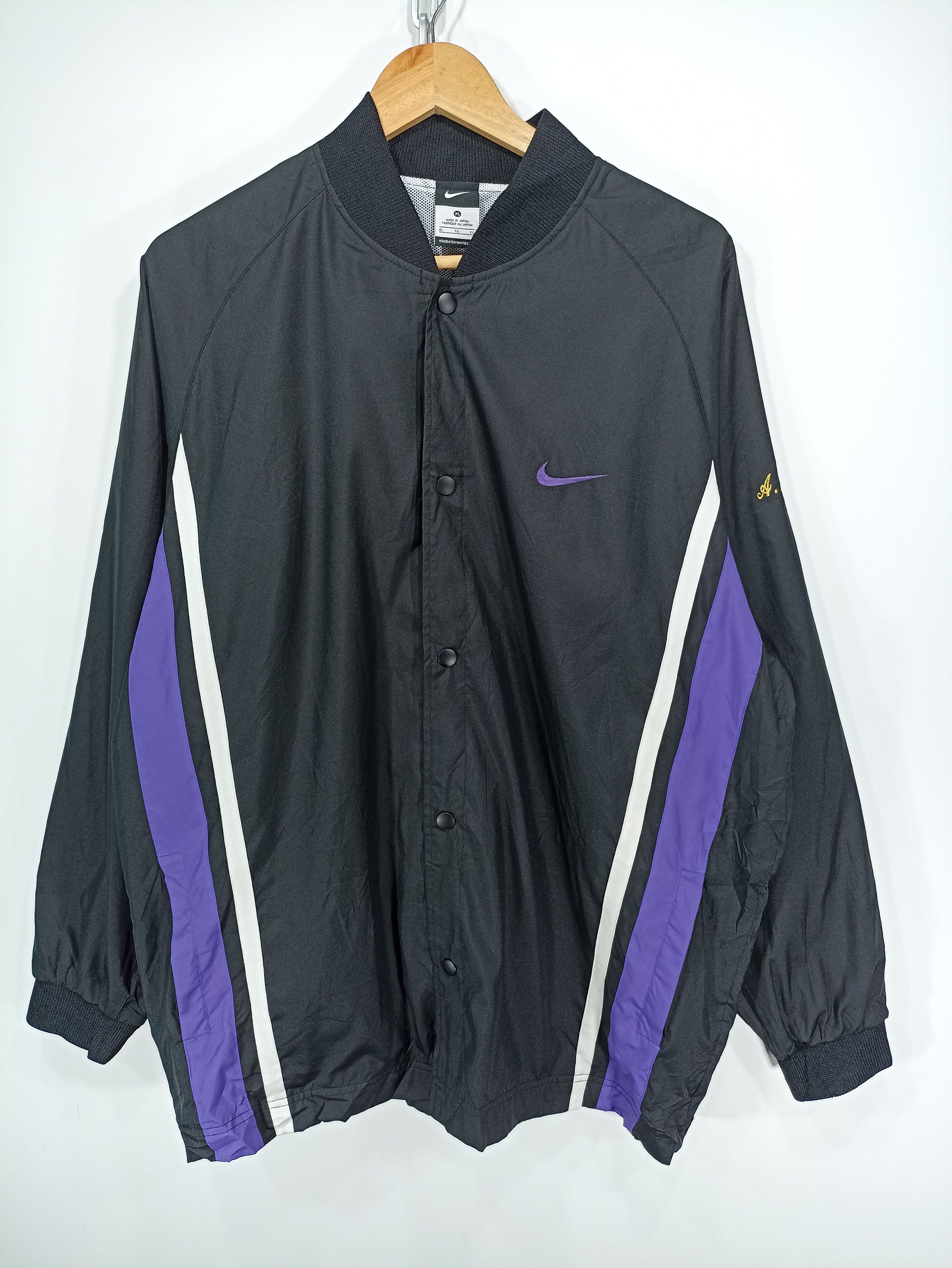 Nike × Vintage Nike Kokubunji Basketball Team Nylon Jacket Size US XL / EU 56 / 4 - 1 Thumbnail